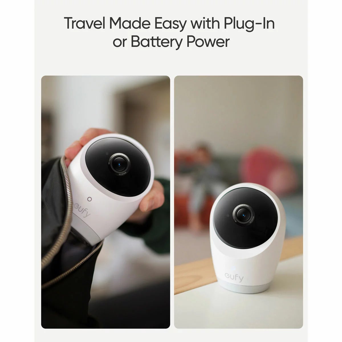 eufy E21 5" Smart Video Baby Monitor with 4K Pan-Tilt Camera, view 4