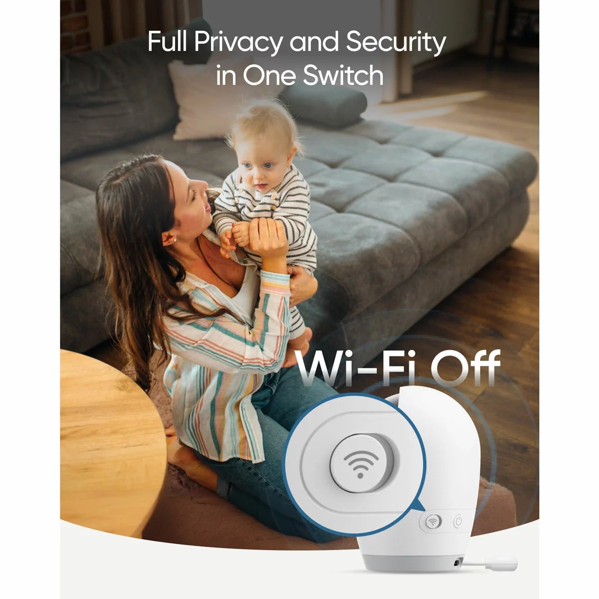 eufy E21 5" Smart Video Baby Monitor with 4K Pan-Tilt Camera, view 6