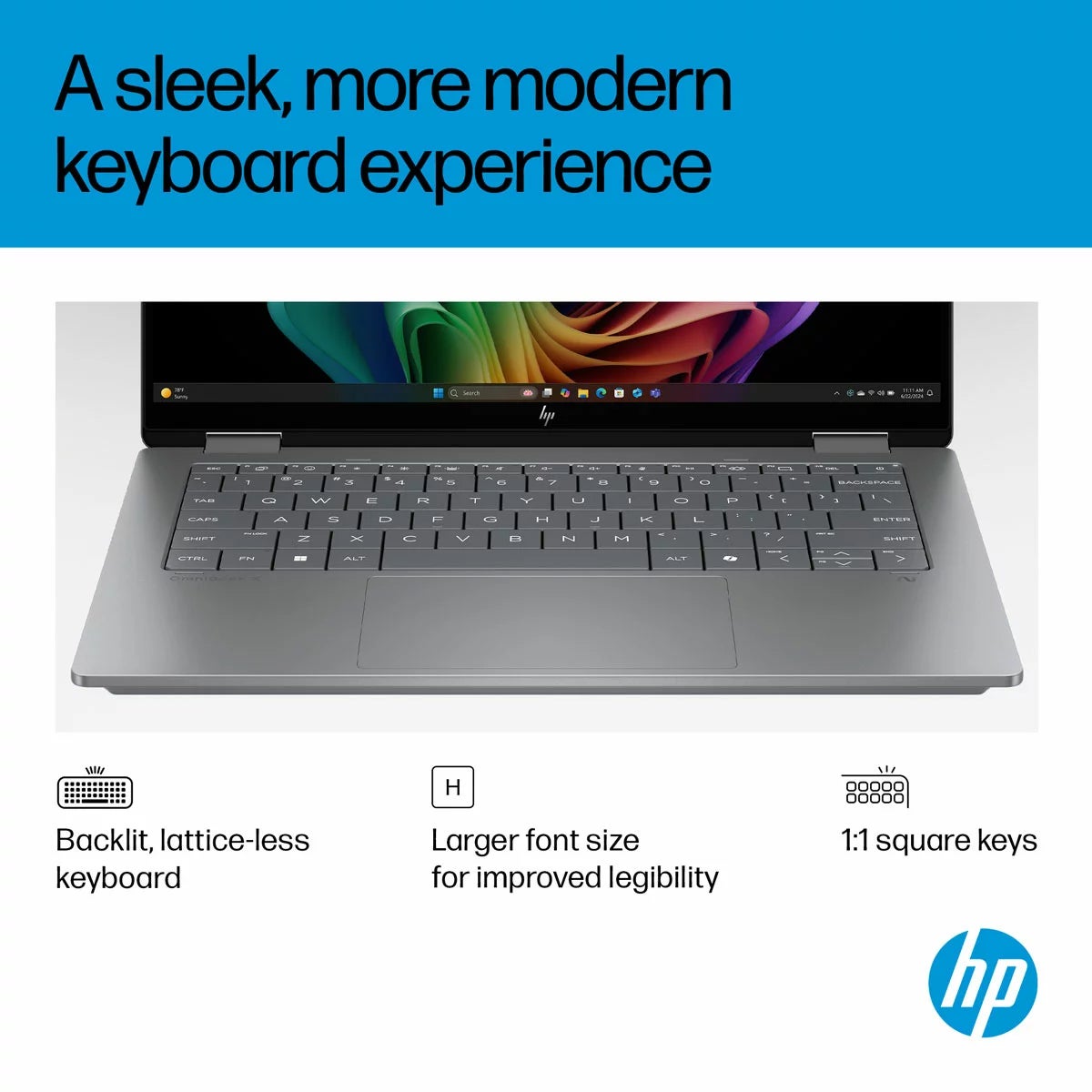 HP Omnibook X Flip, AMD Ryzen AI 7, 16GB RAM, 1TB SSD, 14 Inch Convertible 2 in 1 OLED Laptop, 14-fk0002na, view 4