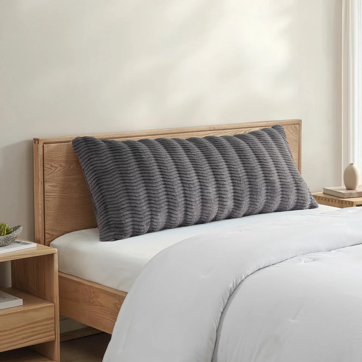 Casual Living Faux Fur Body Pillow, 50 x 121 cm, view 13
