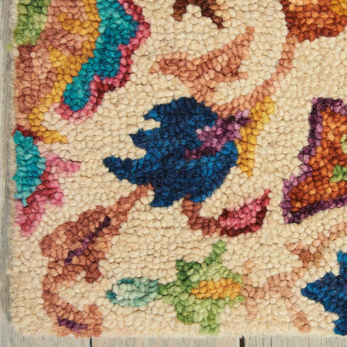 Nourison Vibrant Wool Ivory Rug, in 3 Sizes, view 3