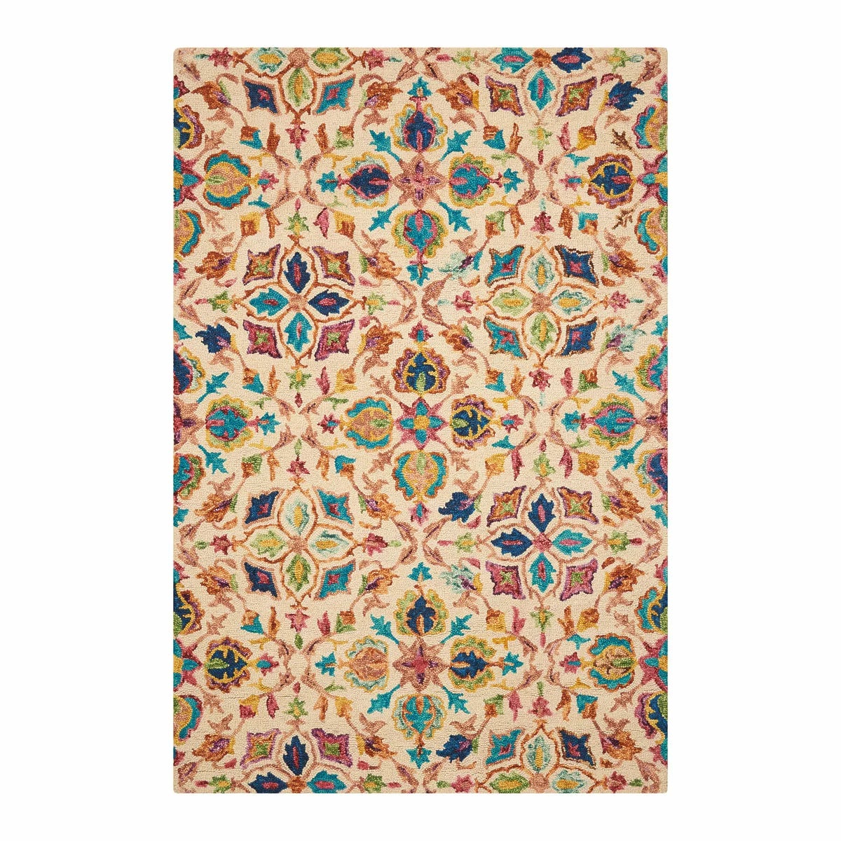 Nourison Vibrant Wool Ivory Rug, in 3 Sizes, view 5