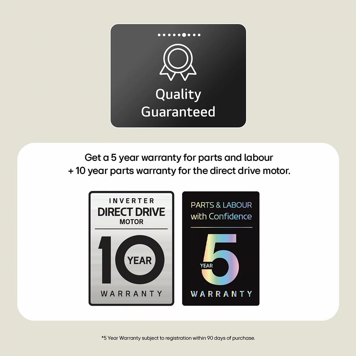 LG Series 4, FWY606NCLN1 10/6kg Washer Dryer, E Rated in Black, view 8