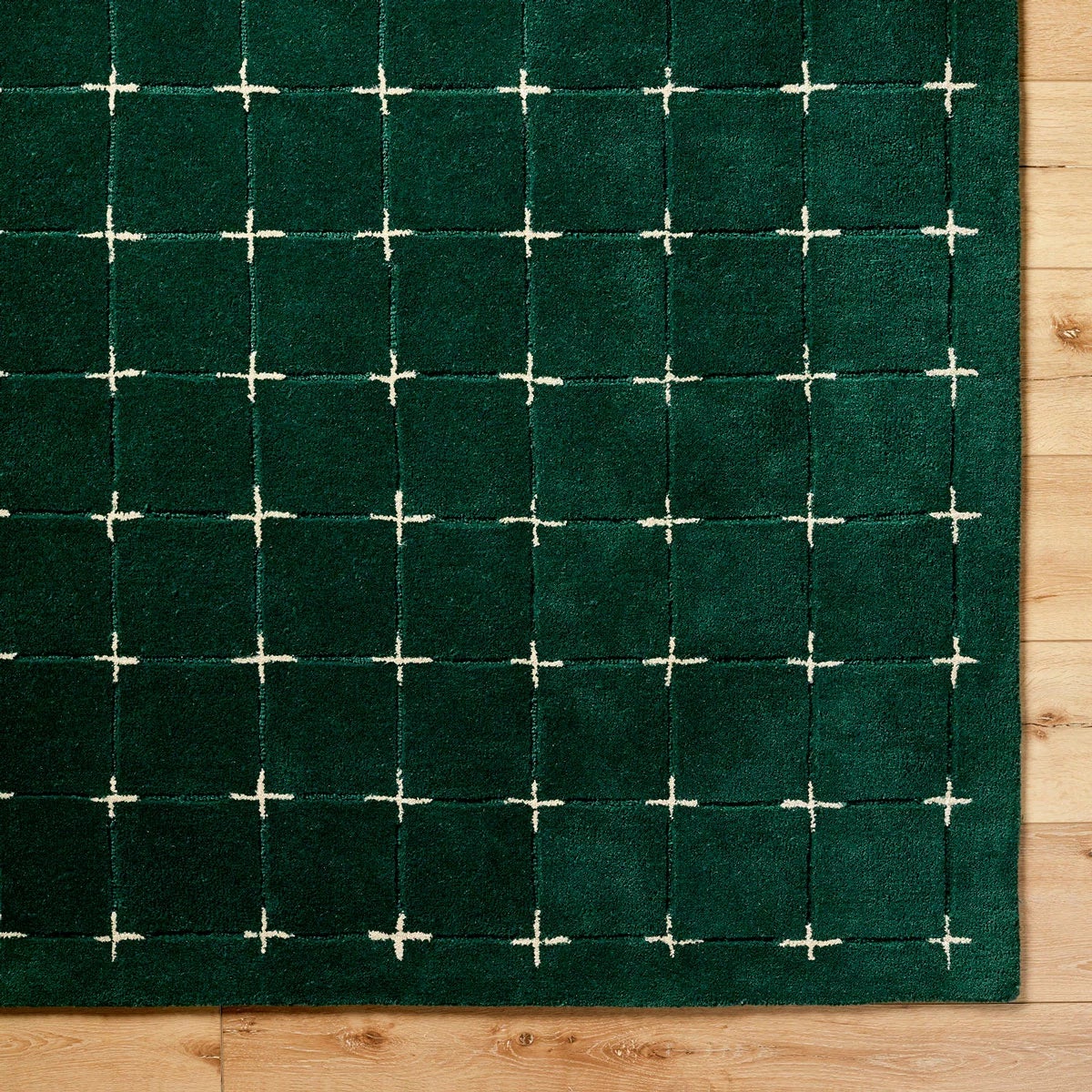 Livabliss Brook Green Wool Rug, In 2 Sizes, view 2
