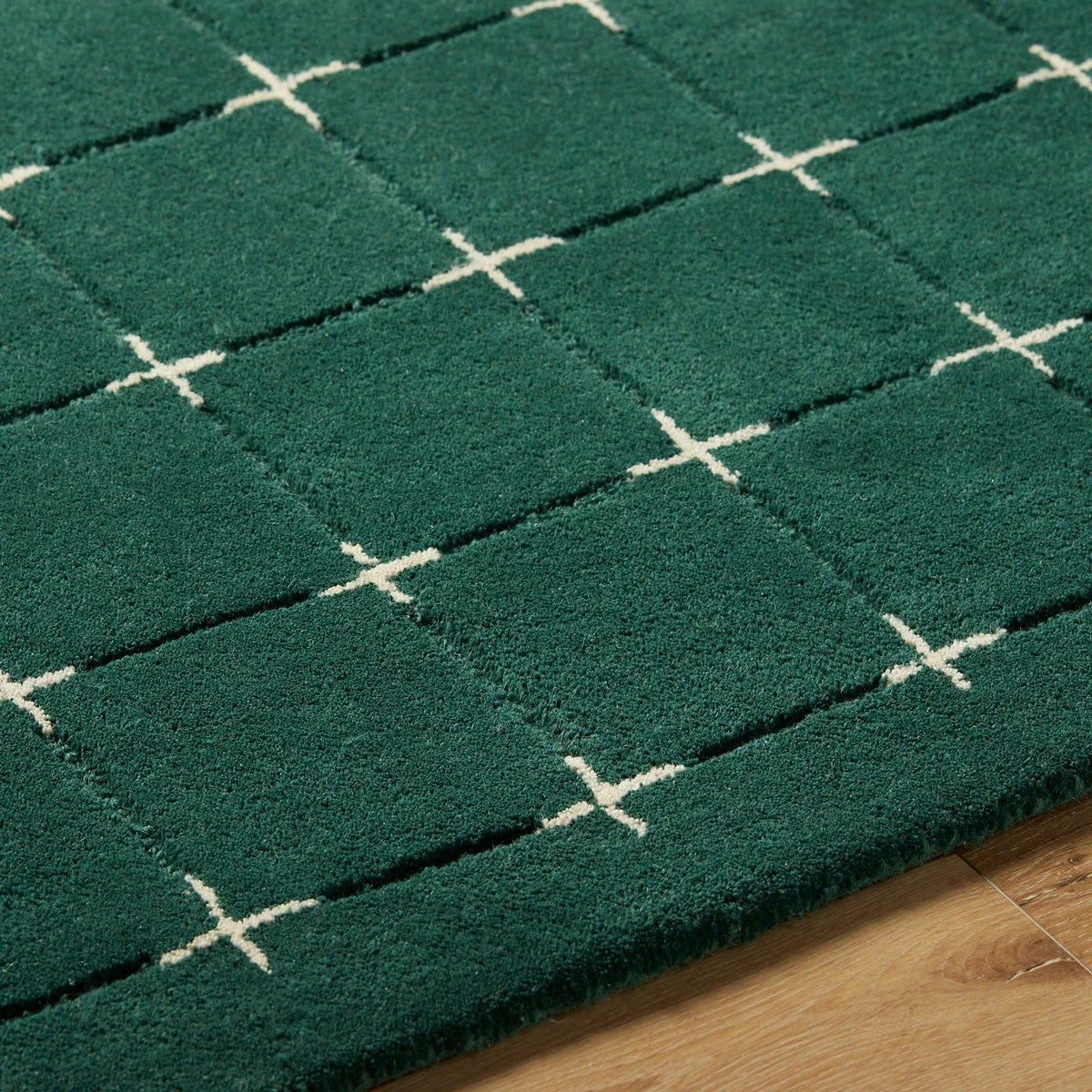 Livabliss Brook Green Wool Rug, In 2 Sizes, view 5