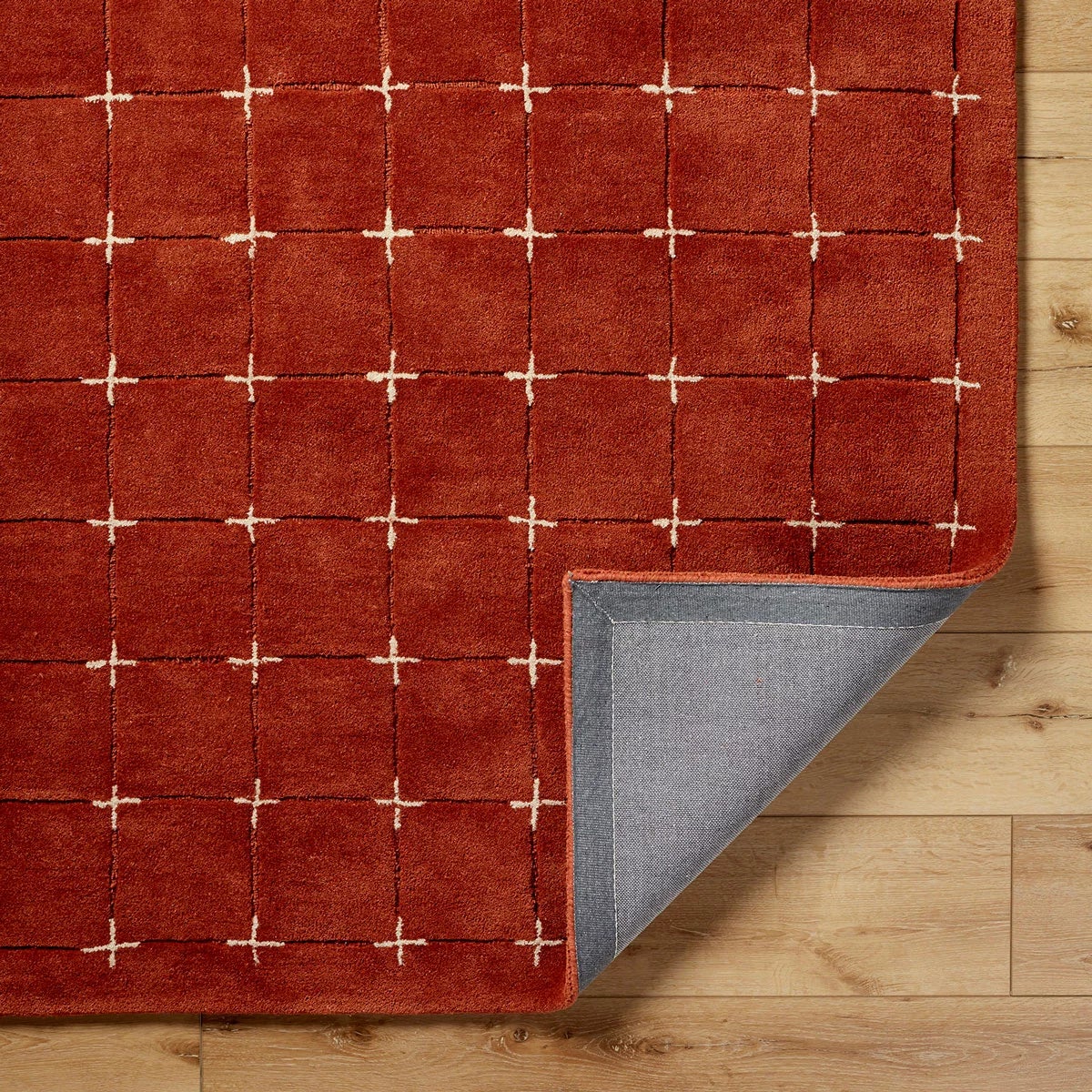 Livabliss Brook Orange Wool Rug, In 2 Sizes, view 4