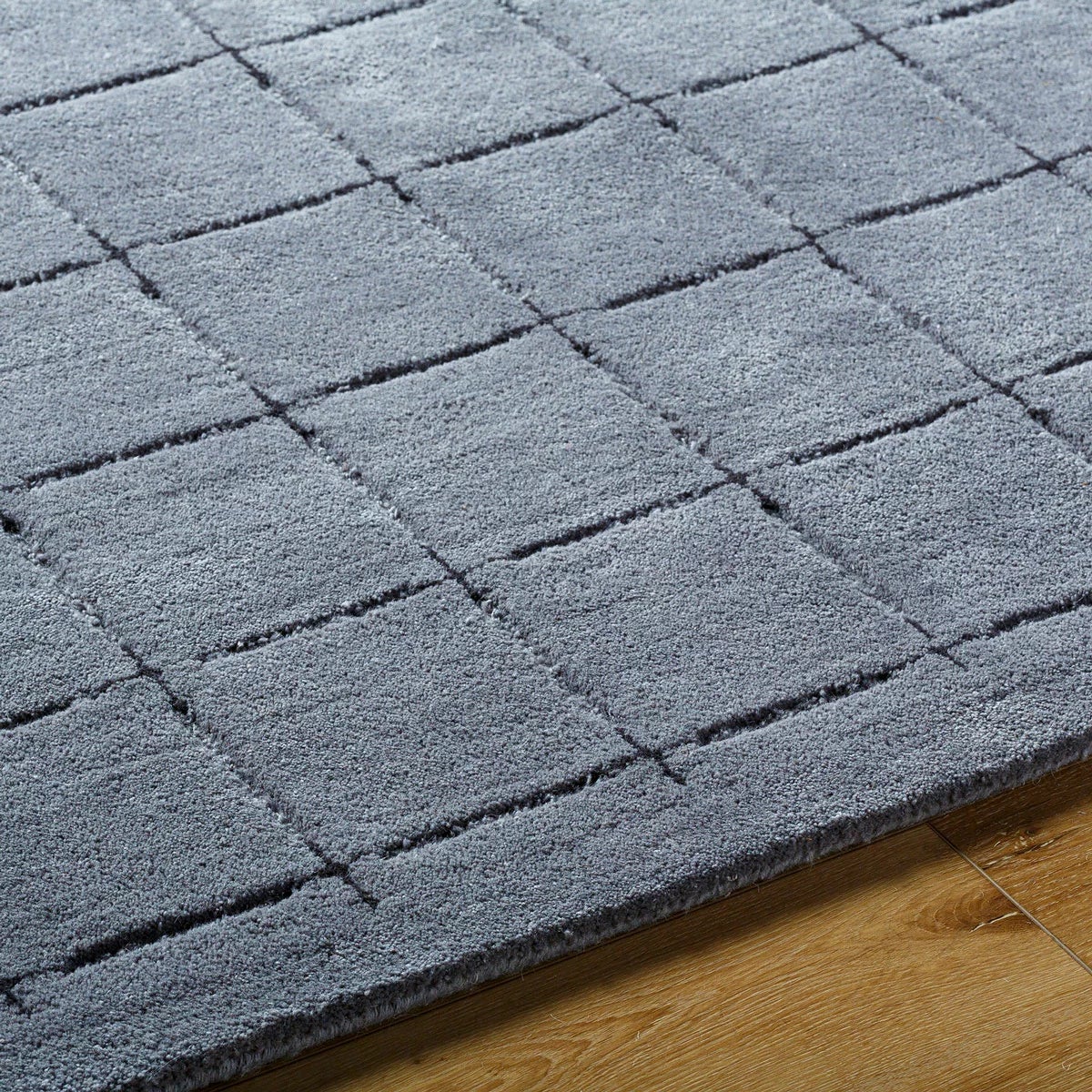 Livabliss Brook Grey Wool Rug, In 2 Sizes, view 6