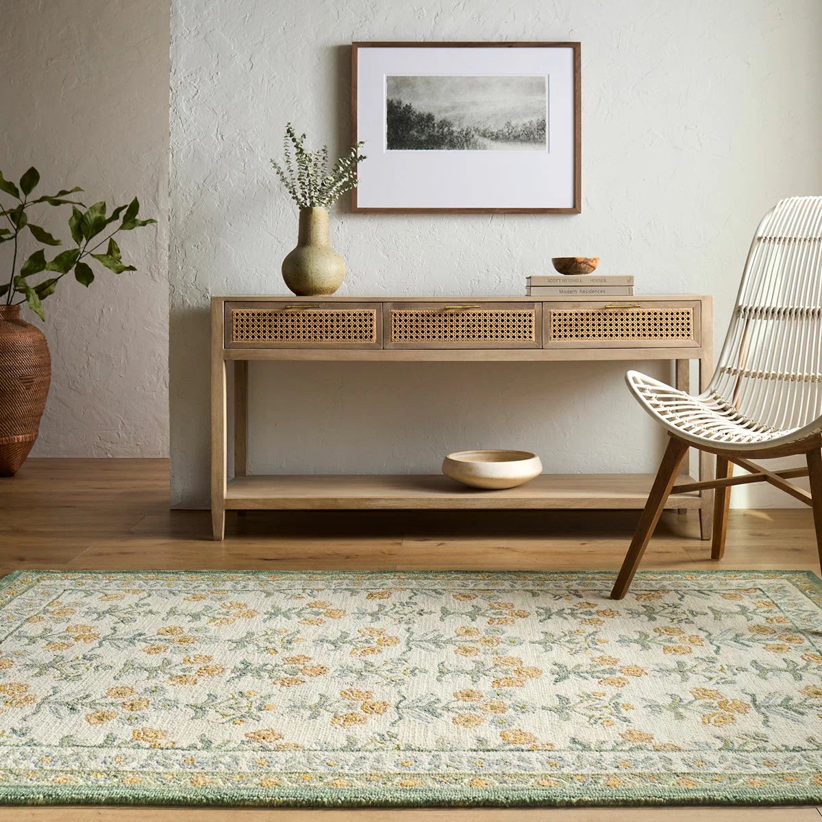 Livabliss Fairfax Green Wool Rug, In 2 Sizes, view 2