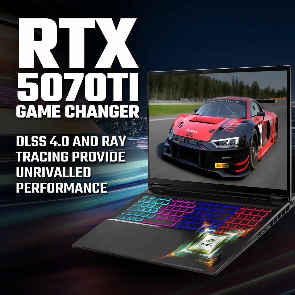 Acer Nitro 18 AI, AMD Ryzen AI 7, 16GB RAM, 1TB SSD, NVIDIA GeForce RTX 5070 Ti, 18 Inch Gaming Laptop, NH.QYCEK.003, view 4