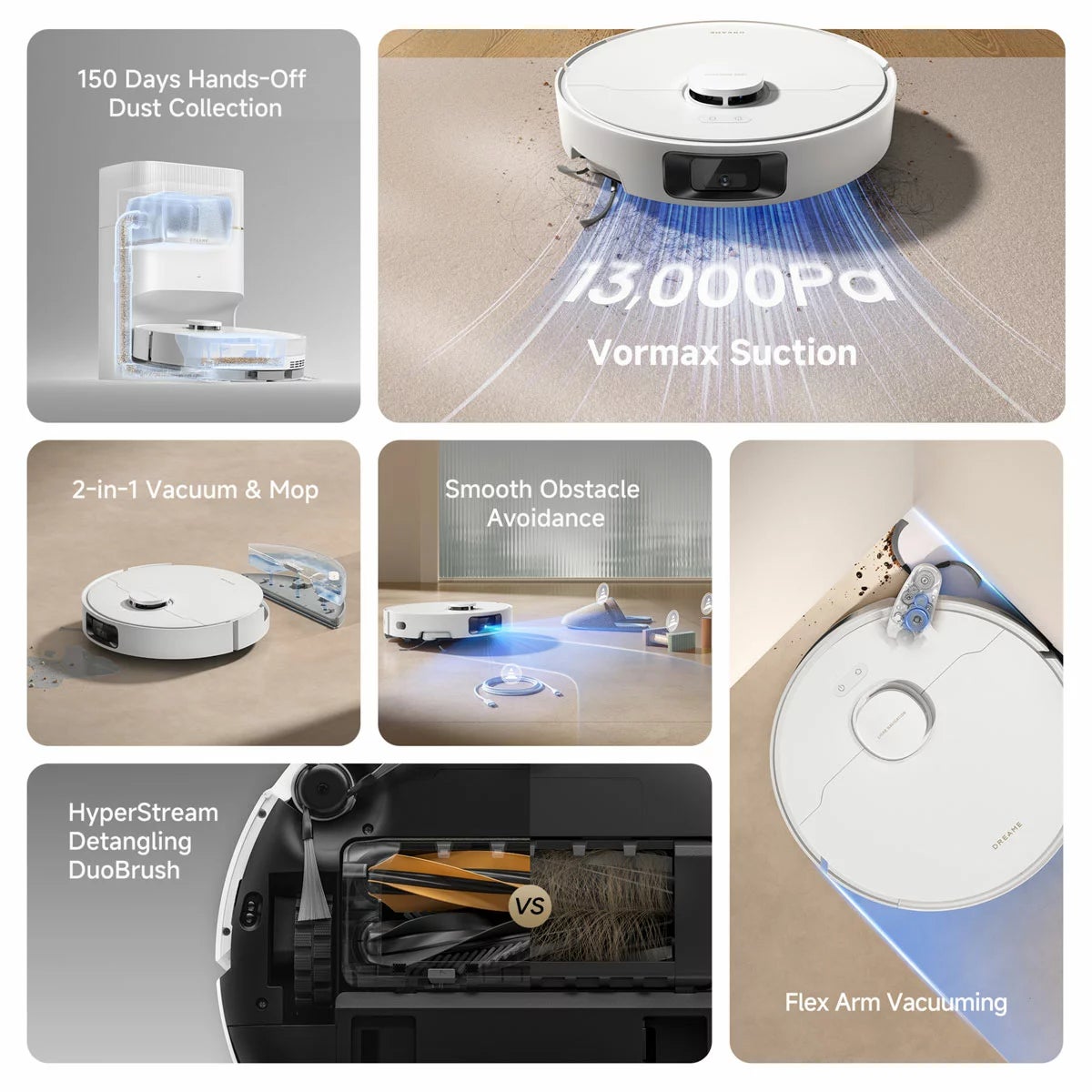 Dreame D20 Pro Plus Auto-Empty Robot Vacuum Cleaner & Mop, view 5