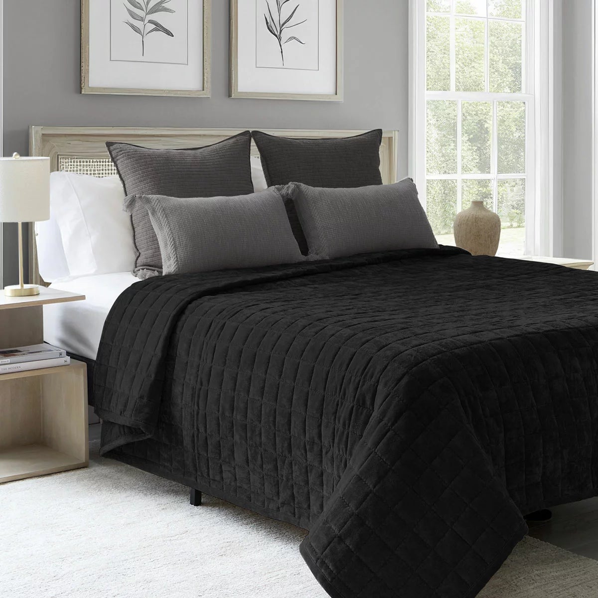 Safdie Crushed Velvet Throw, 234 x 244 cm, view 9