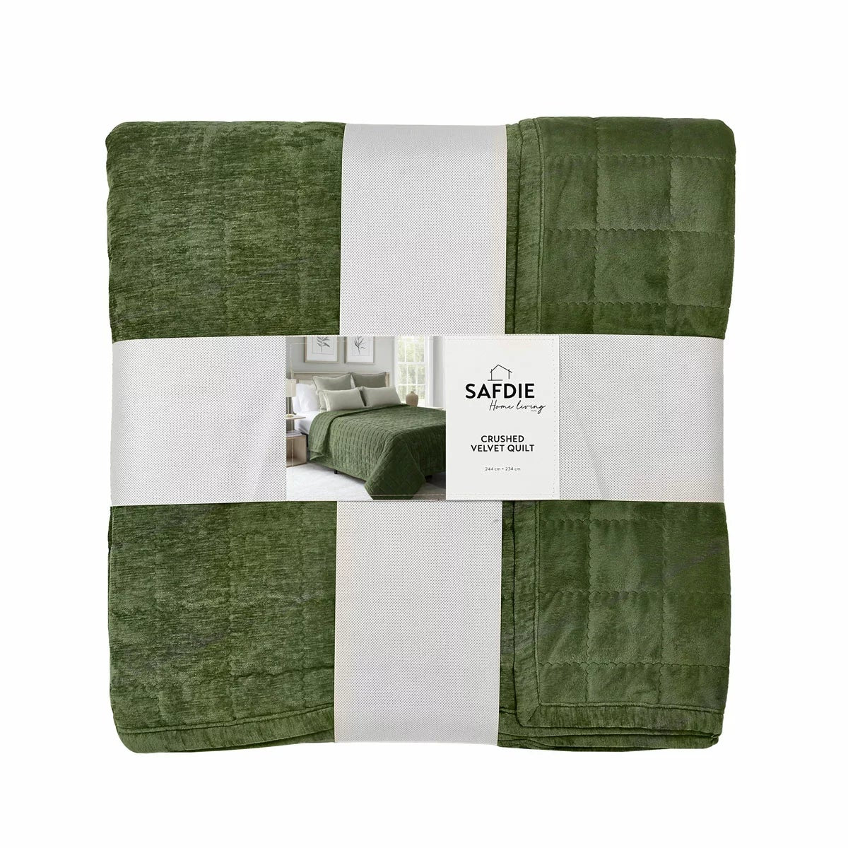 Safdie Crushed Velvet Throw, 234 x 244 cm, view 17