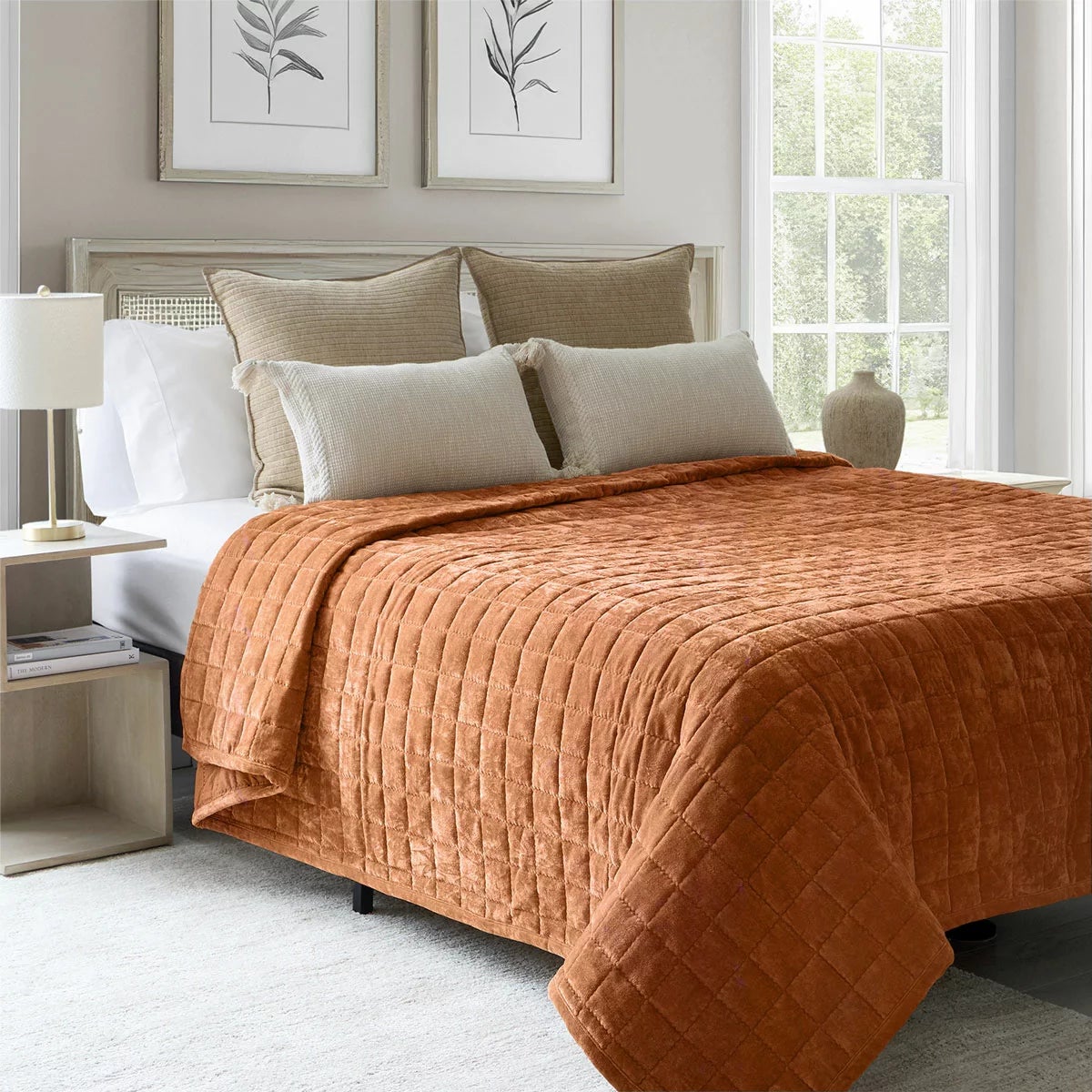 Safdie Crushed Velvet Throw, 234 x 244 cm, view 19