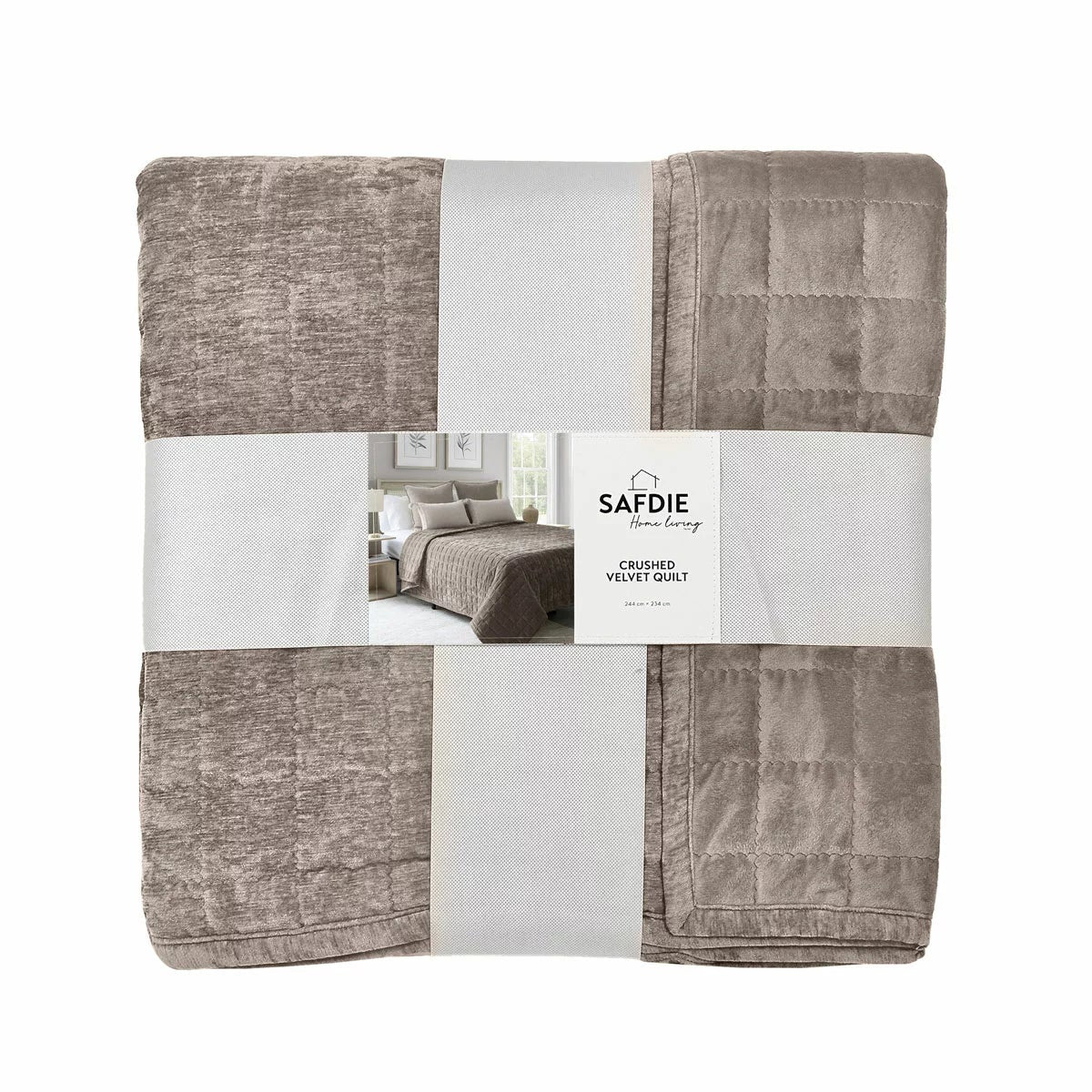 Safdie Crushed Velvet Throw, 234 x 244 cm, view 27