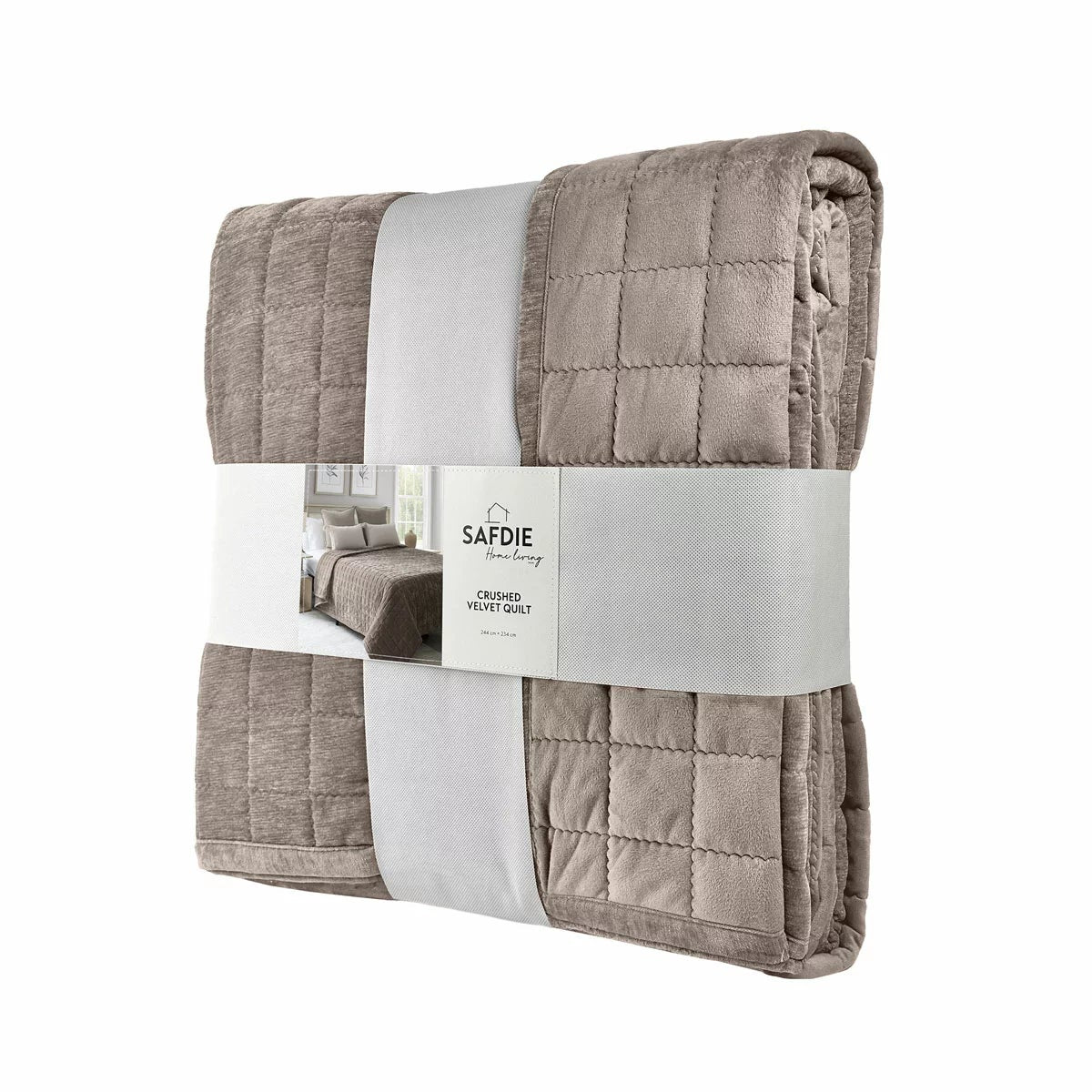 Safdie Crushed Velvet Throw, 234 x 244 cm, view 28