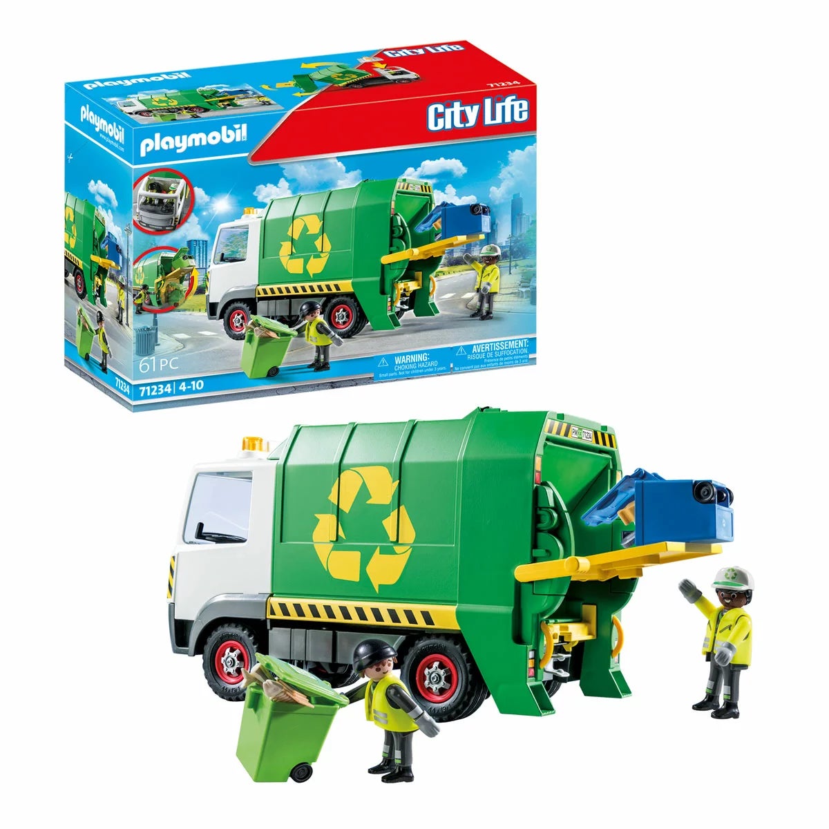 PLAYMOBIL 71234 Recycling Truck (4+ Years)