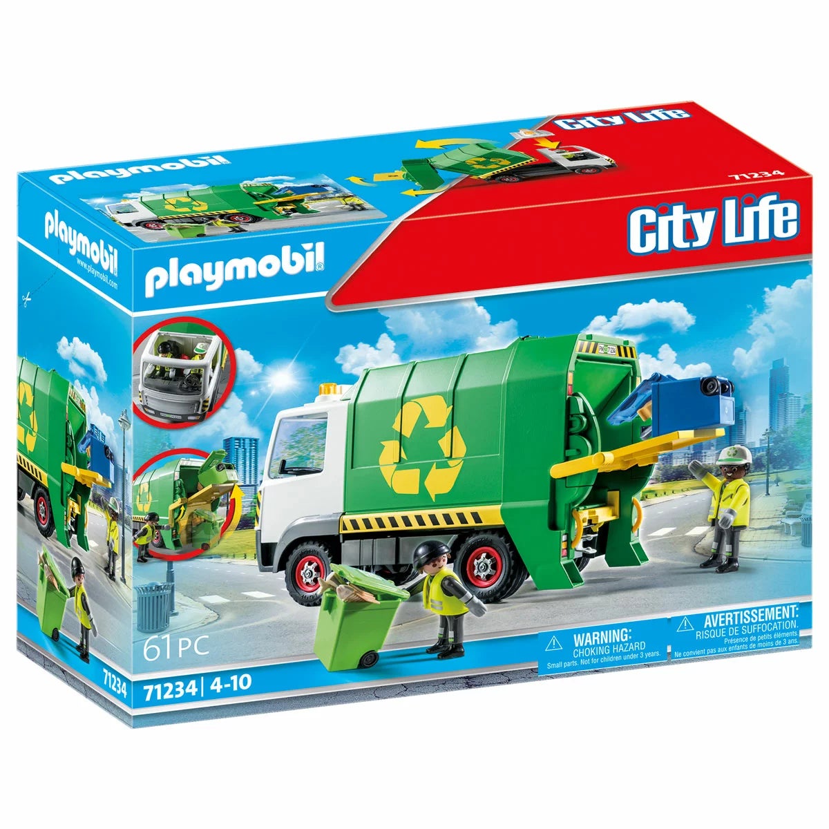 PLAYMOBIL 71234 Recycling Truck (4+ Years), view 2