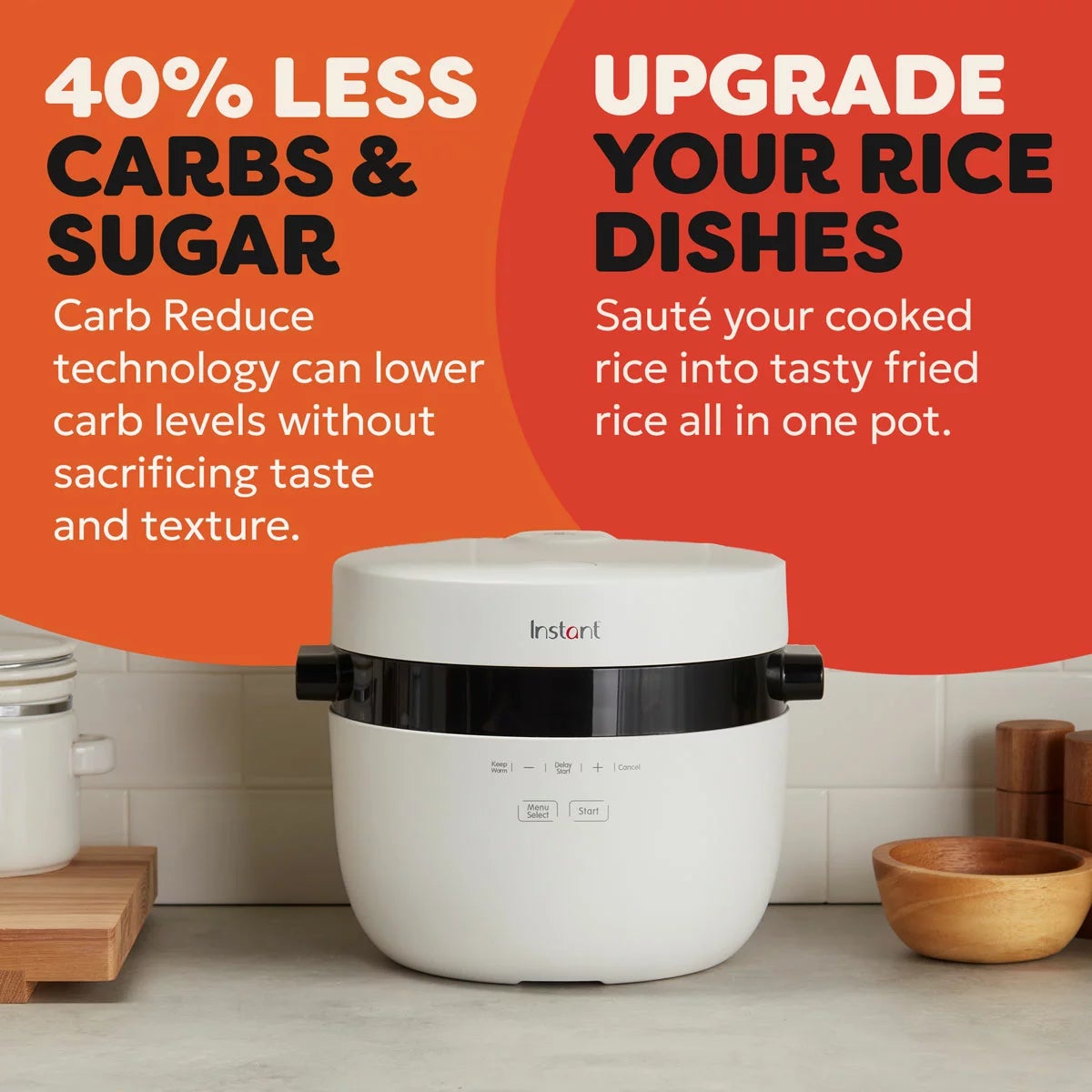 Instant Pot 5L / 20 Cup Rice Cooker & Steamer in White, view 7