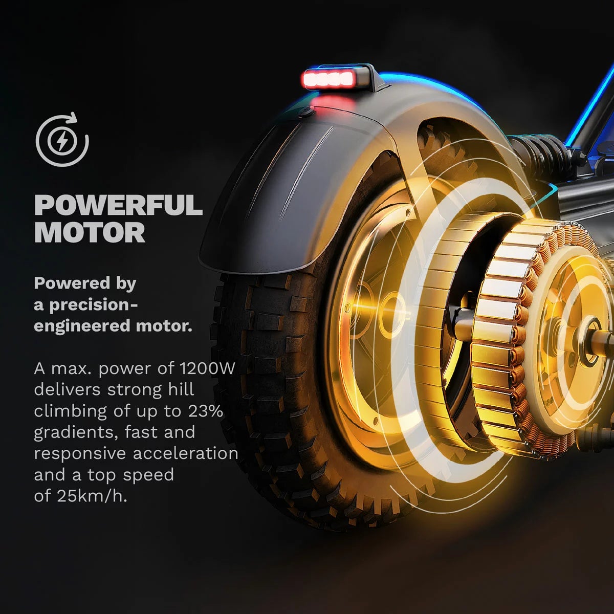 Pure Escape Pro+ Suspension Folding Electric Scooter, view 7