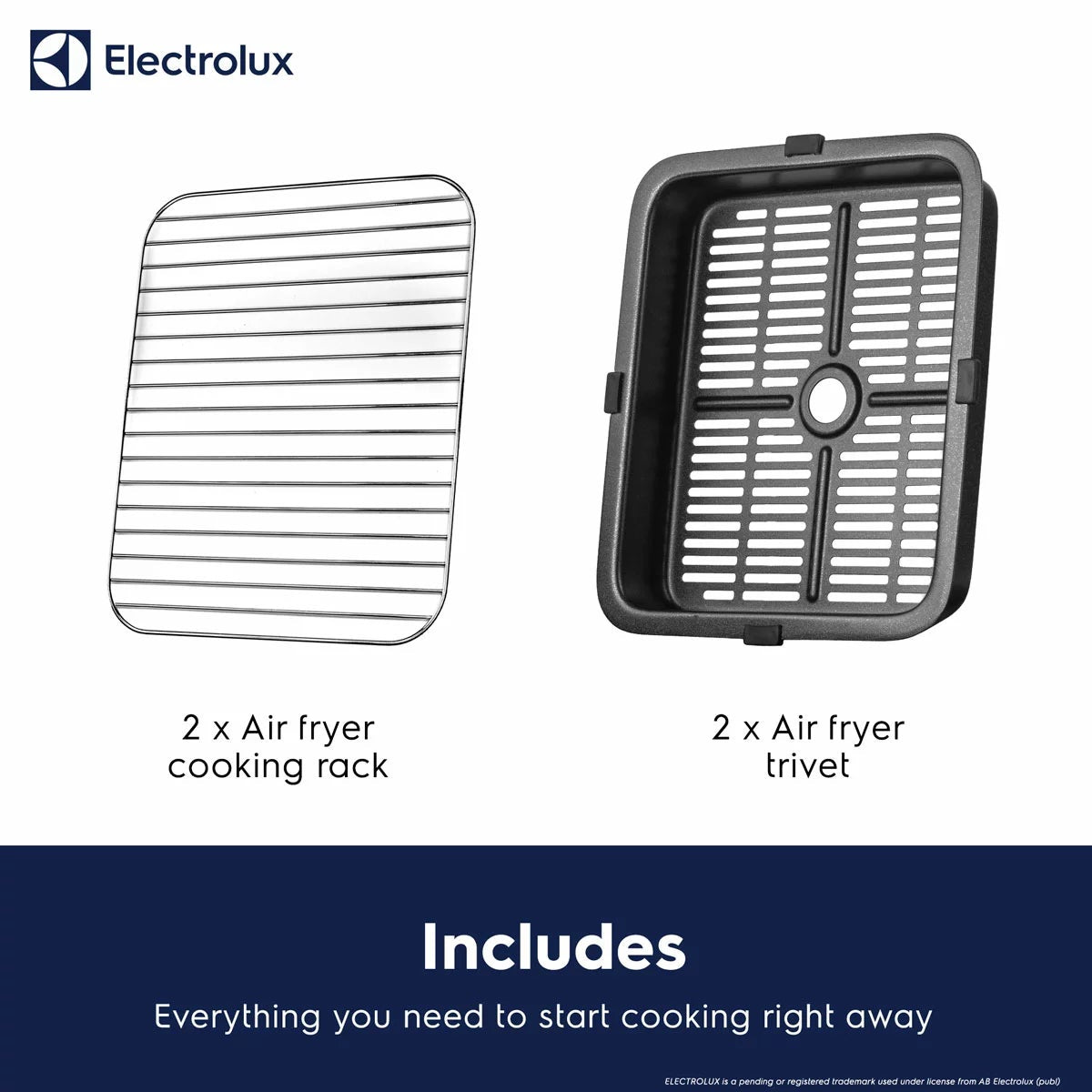 Electrolux SDA2980ELGRY Double Stacked 12L Air Fryer in Grey, view 6