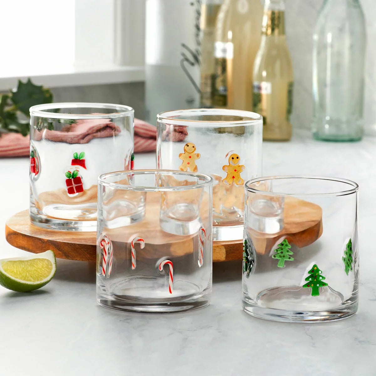 Pandex Holiday Icon Glasses 414ml, 4 pack