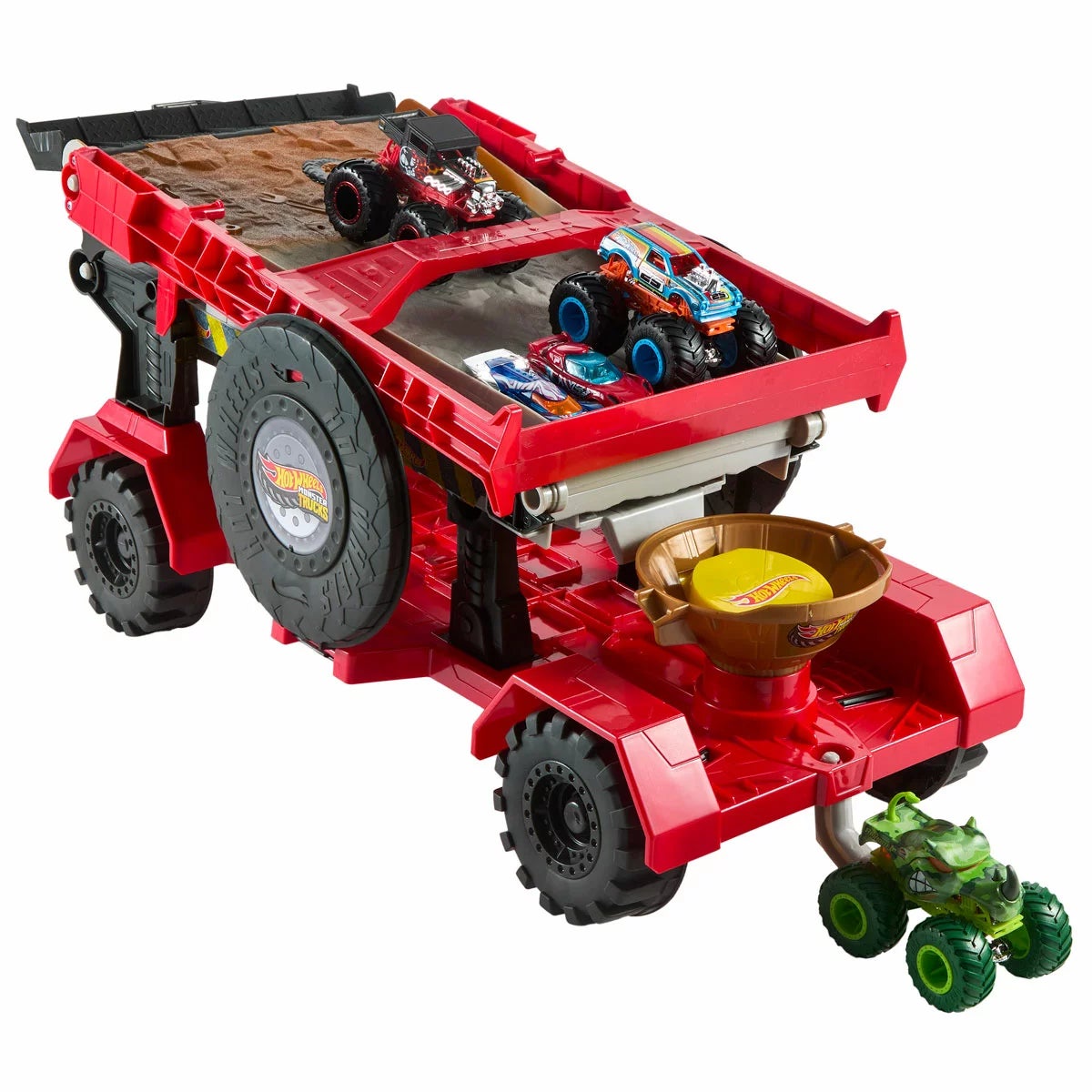 Hot Wheels Monster Trucks Downhill Race & Go Playset (4+ Years), view 5