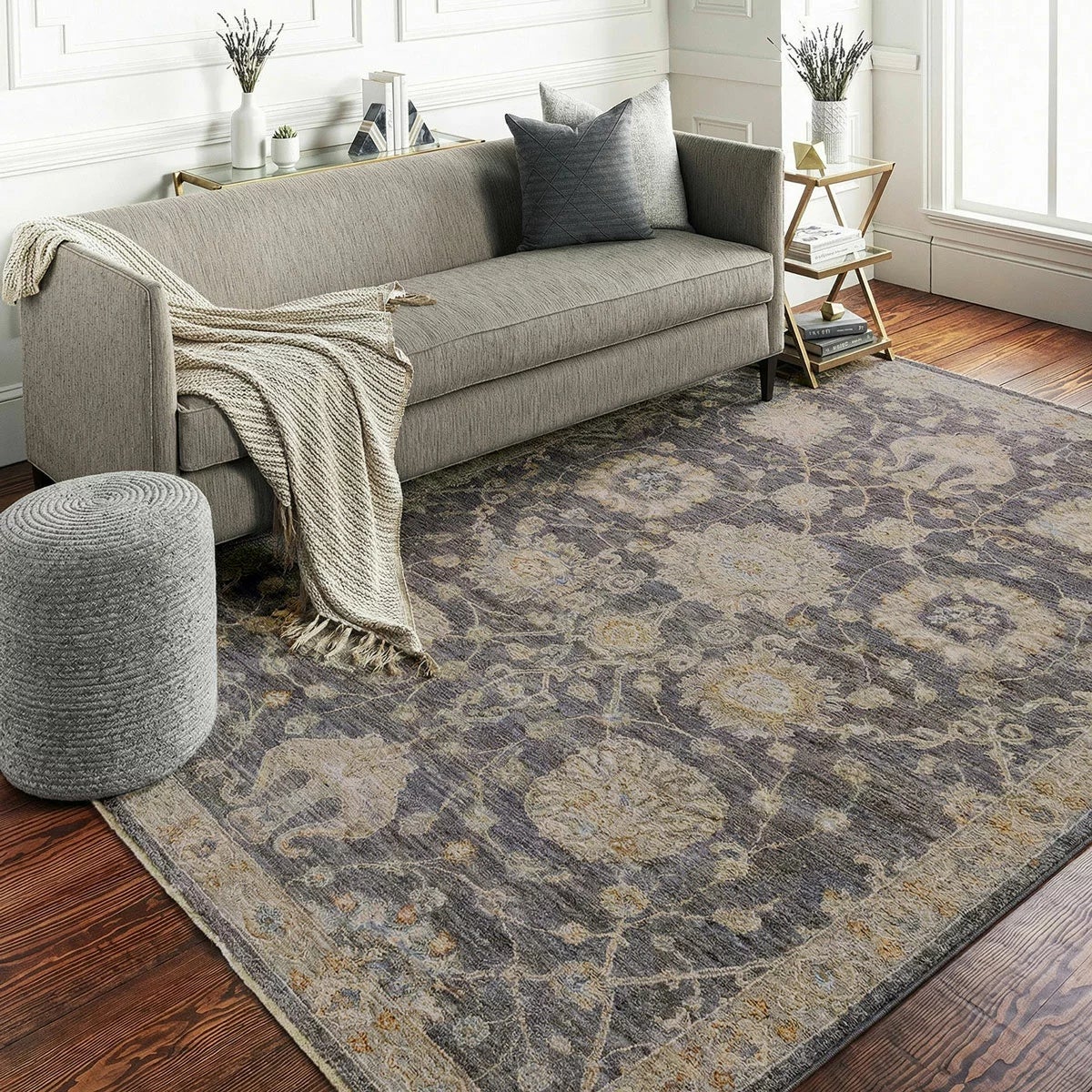 Livabliss Avant Garde Grey Rug, in 2 Sizes