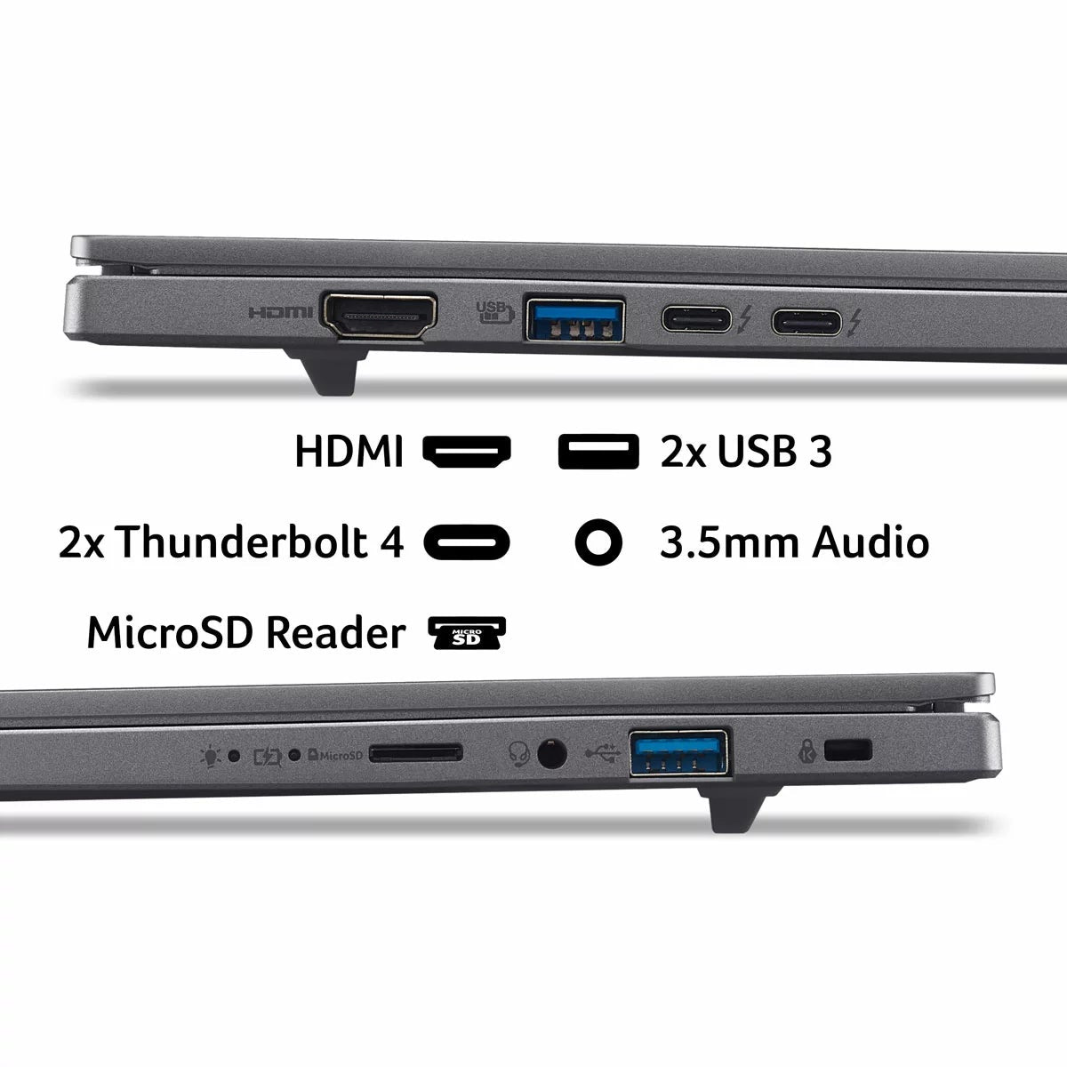 Acer Aspire, Copilot+ PC, AMD Ryzen AI 7, 16GB RAM, 512GB SSD, 16 Inch OLED Laptop, NX.JLLEK.00K, view 7