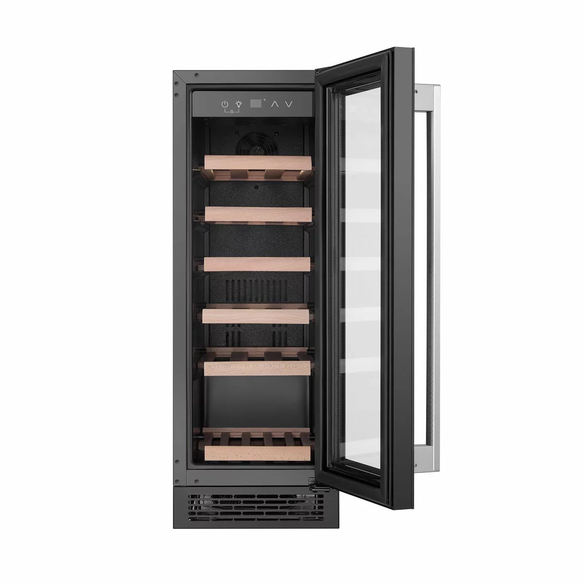 Hisense RW058B3ABGF, 19 Bottle Freestanding, Single Zone Wine Cooler, G Rated in Black, view 2