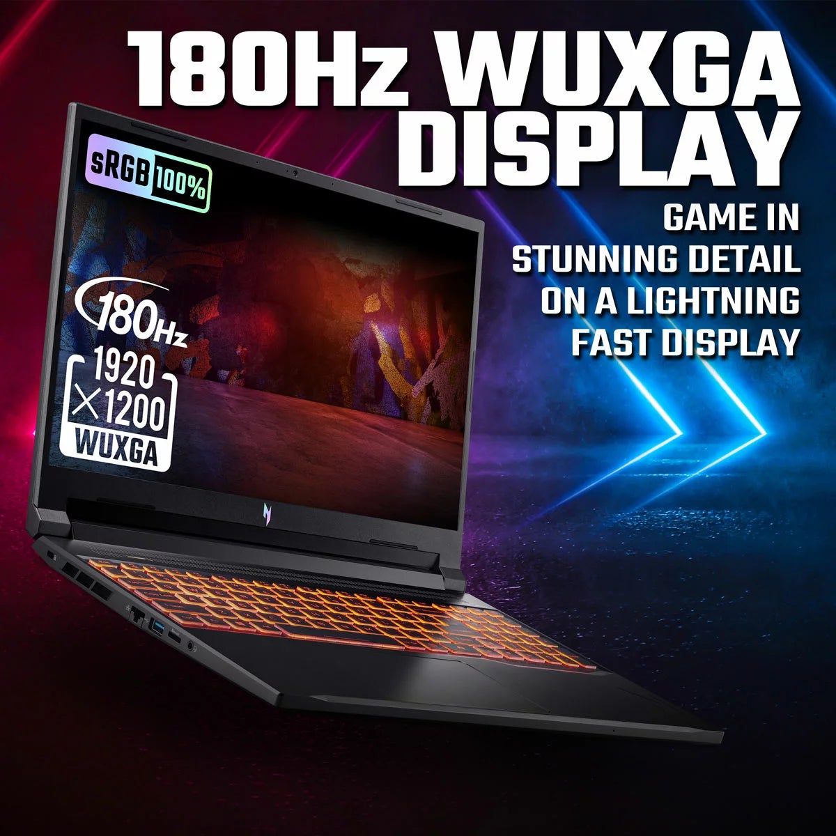 Acer Nitro V16 AI, AMD Ryzen 7, 16GB RAM, 512GB SSD, NVIDIA GeForce RTX 5070, 16 Inch Gaming Laptop, NH.QYYEK.008, view 5