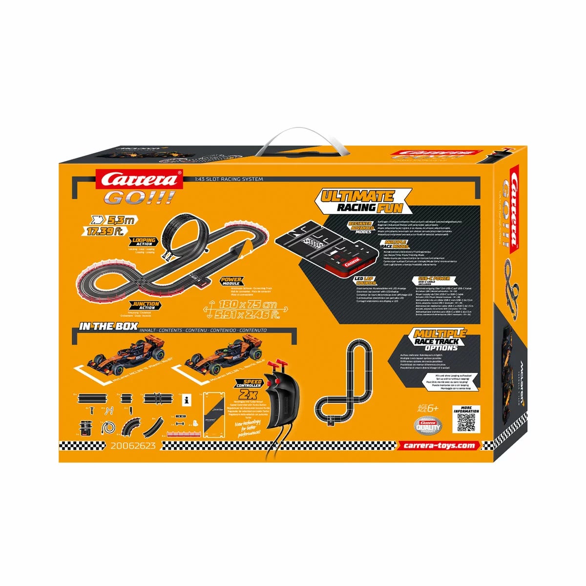 Carrera GO!!! McLaren Racing Slot Racing Set (10+ Years), view 3
