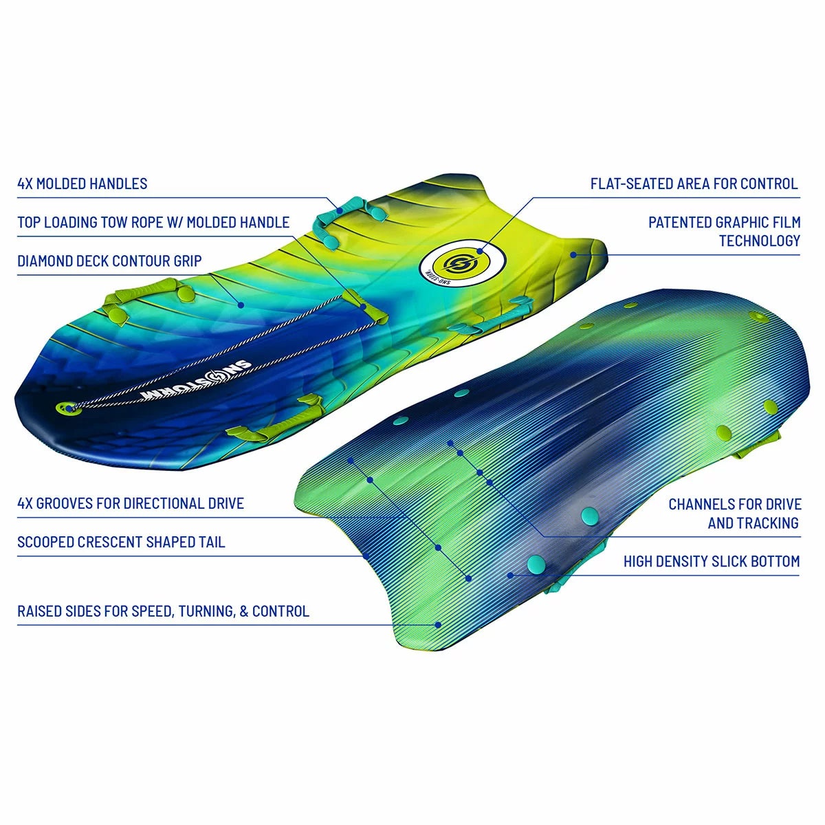 Sno-Storm™ 50" (127 cm) 2 Seater Vipernex Snow Sled, view 4