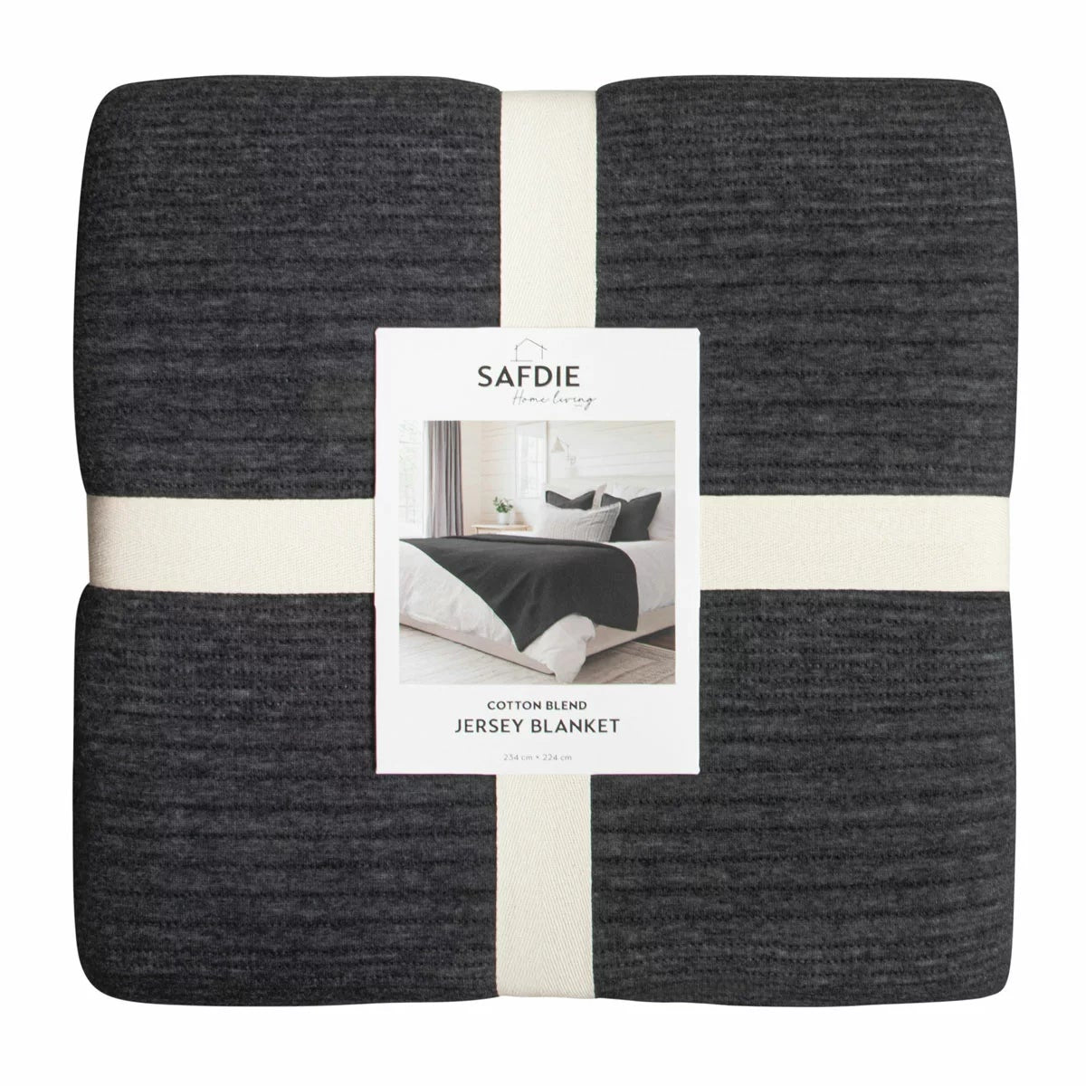 Safdie Cotton Blend Jersey Blanket, 224 x 234 cm, view 26