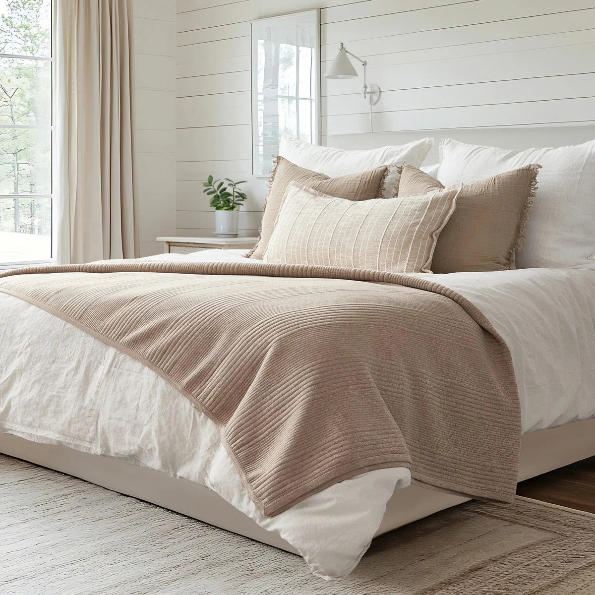 Safdie Cotton Blend Jersey Blanket, 224 x 234 cm, view 27