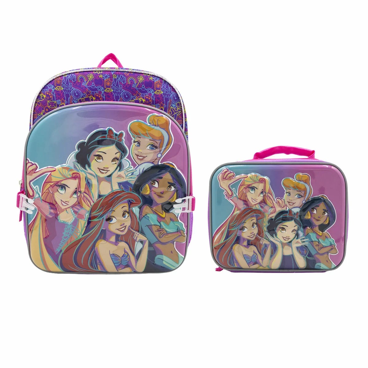License Kid's Backpack with Detachable Lunch Bag Set, view 3