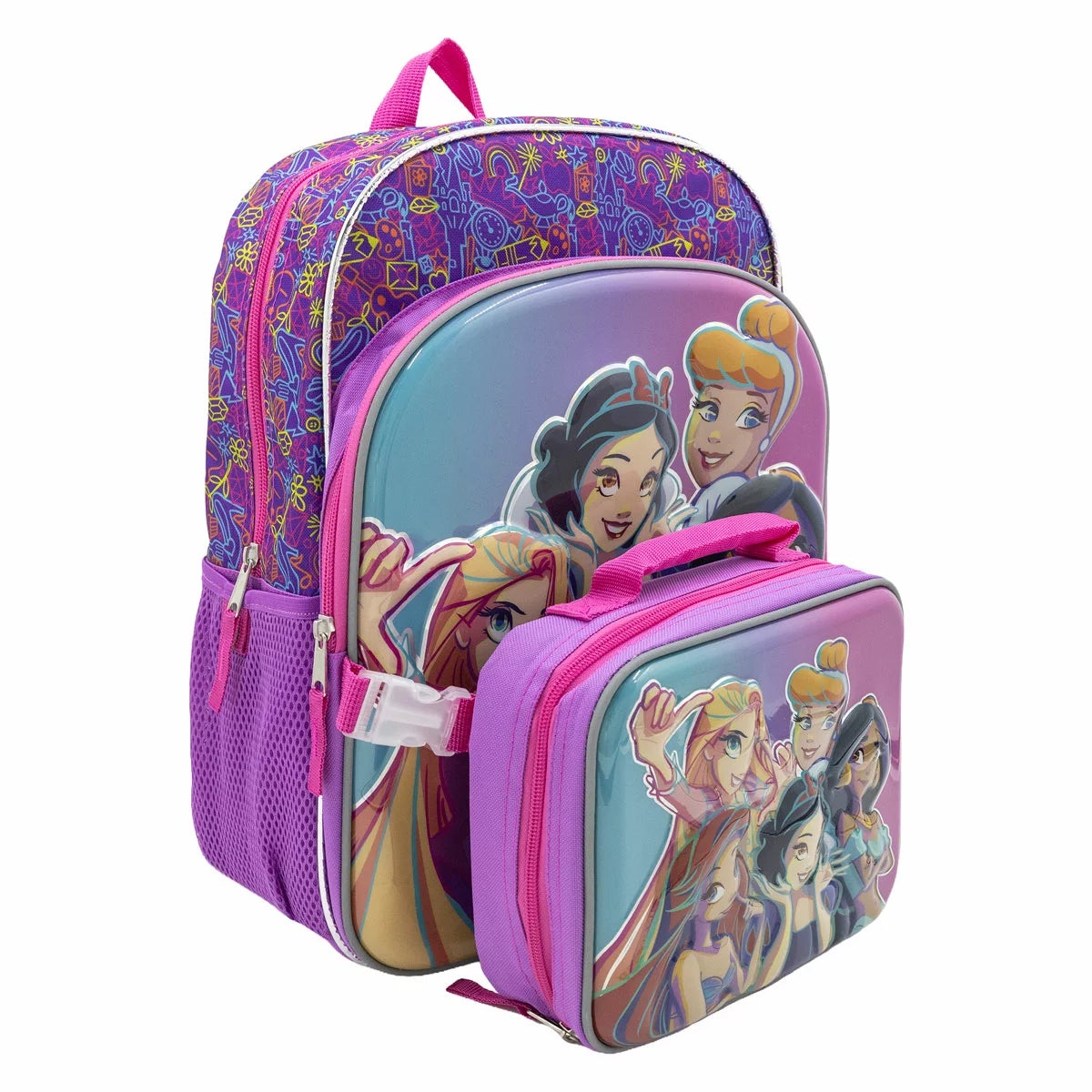 License Kid's Backpack with Detachable Lunch Bag Set, view 22