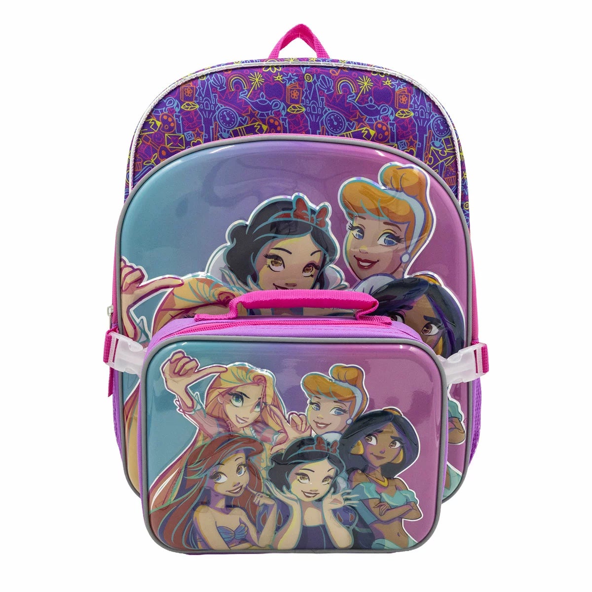 License Kid's Backpack with Detachable Lunch Bag Set, view 17