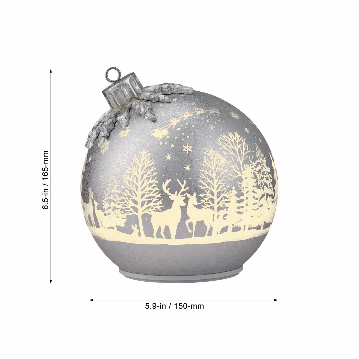 Glass Rotating Balls Assortment- Set of 2, view 5