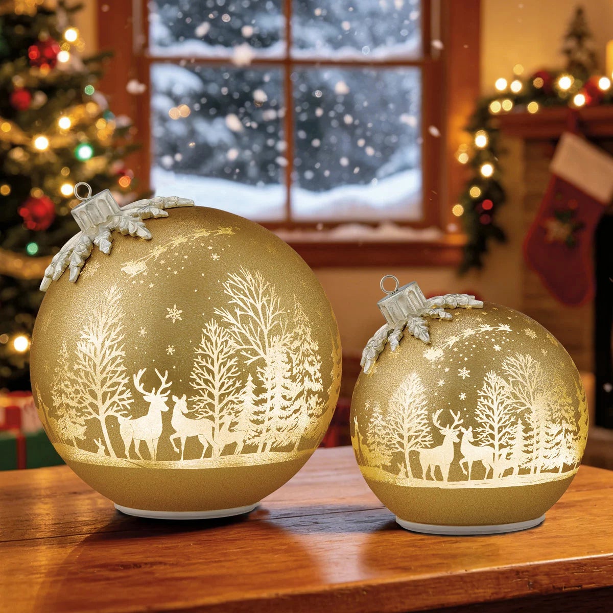 Glass Rotating Balls Assortment- Set of 2, view 9