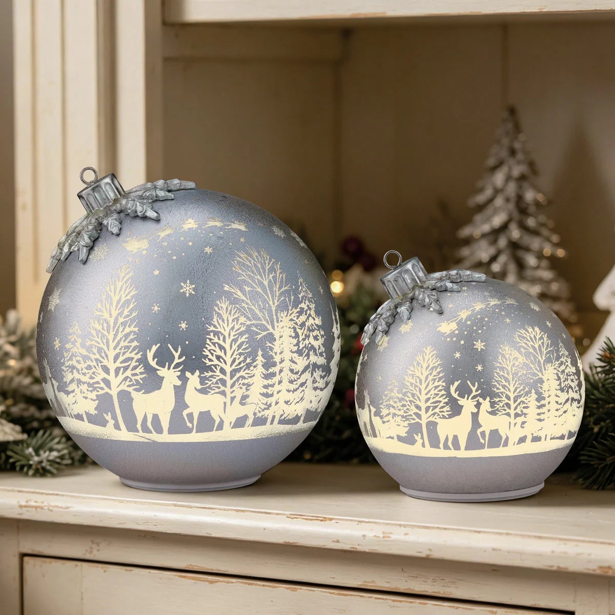 Glass Rotating Balls Assortment- Set of 2, view 17