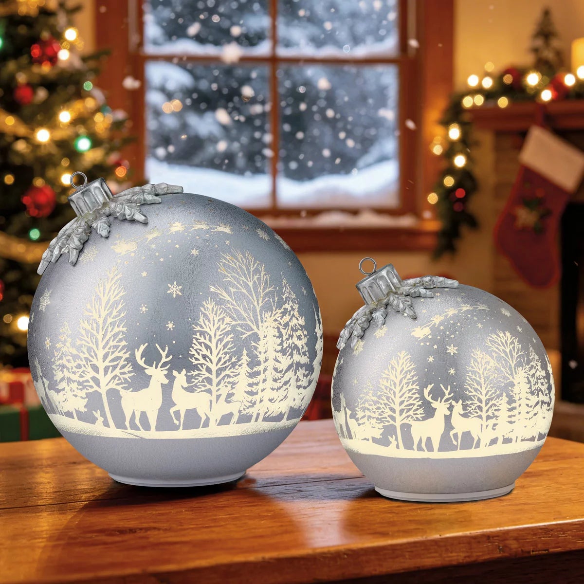 Glass Rotating Balls Assortment- Set of 2, view 16