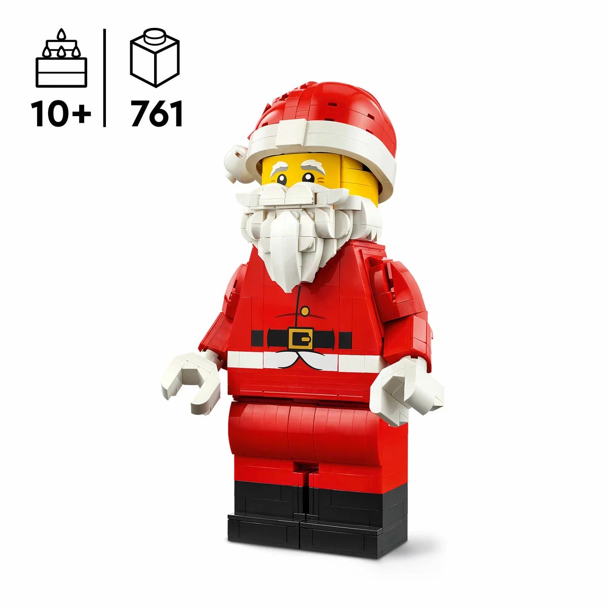 LEGO Iconic Up-Scaled Santa Minifigure - Model 40820 (10+ Years), view 2