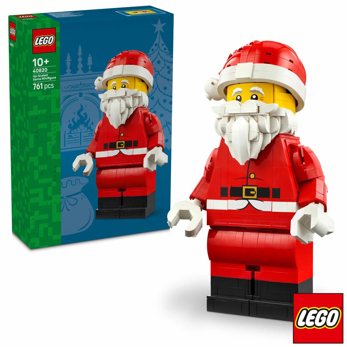 LEGO Iconic Up-Scaled Santa Minifigure - Model 40820 (10+ Years)