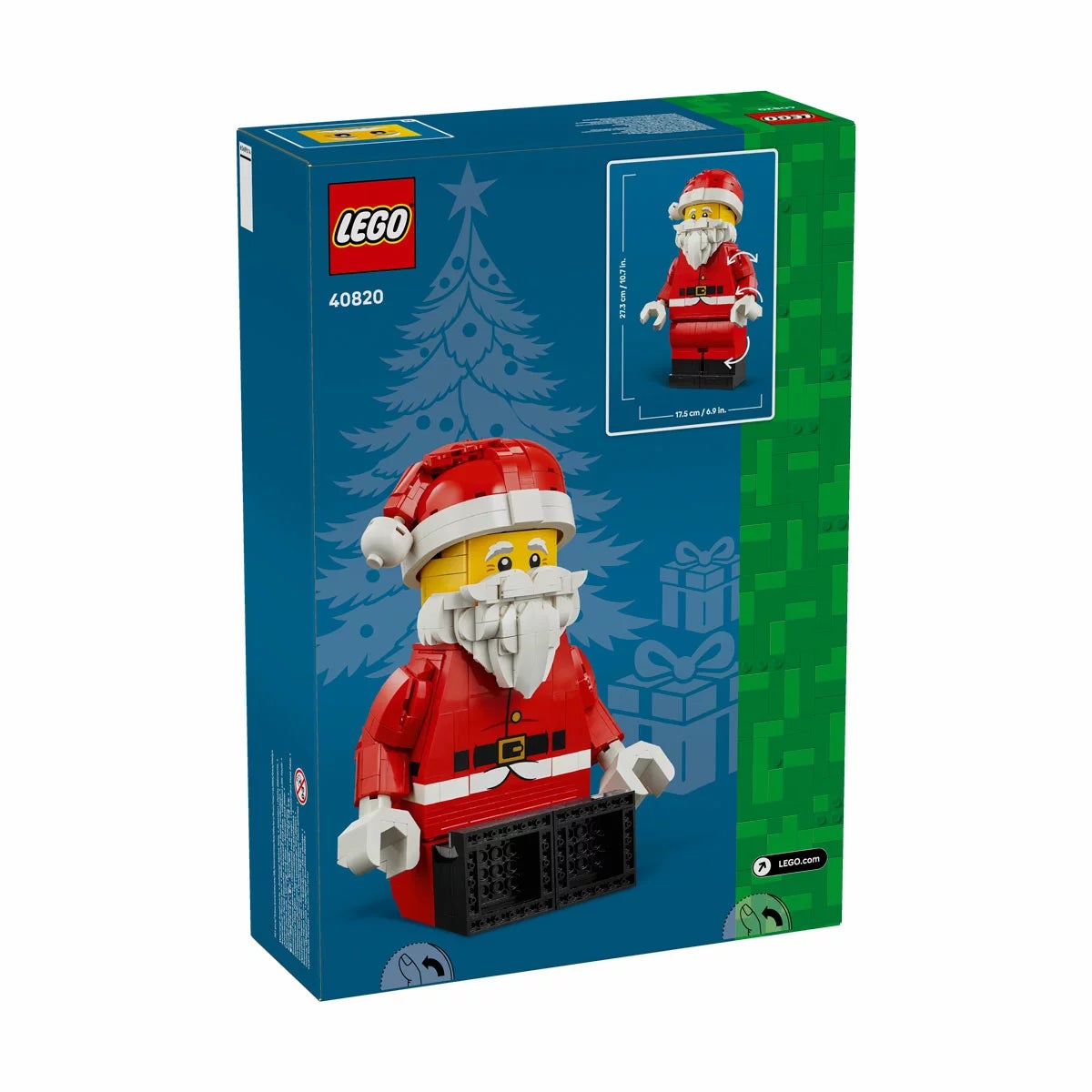 LEGO Iconic Up-Scaled Santa Minifigure - Model 40820 (10+ Years), view 8