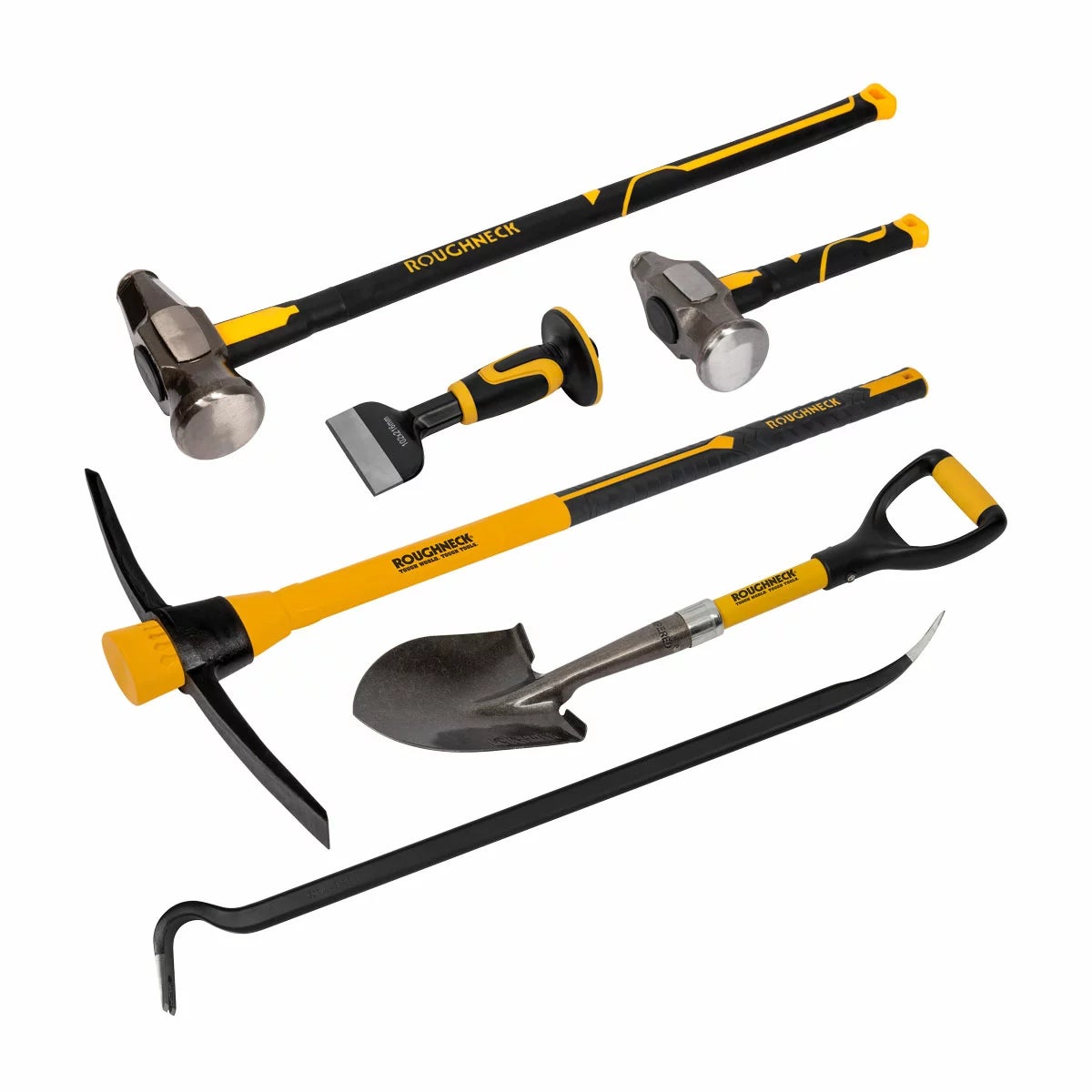 Roughneck 6 Piece Heavy Duty Builders Tool Kit, view 2
