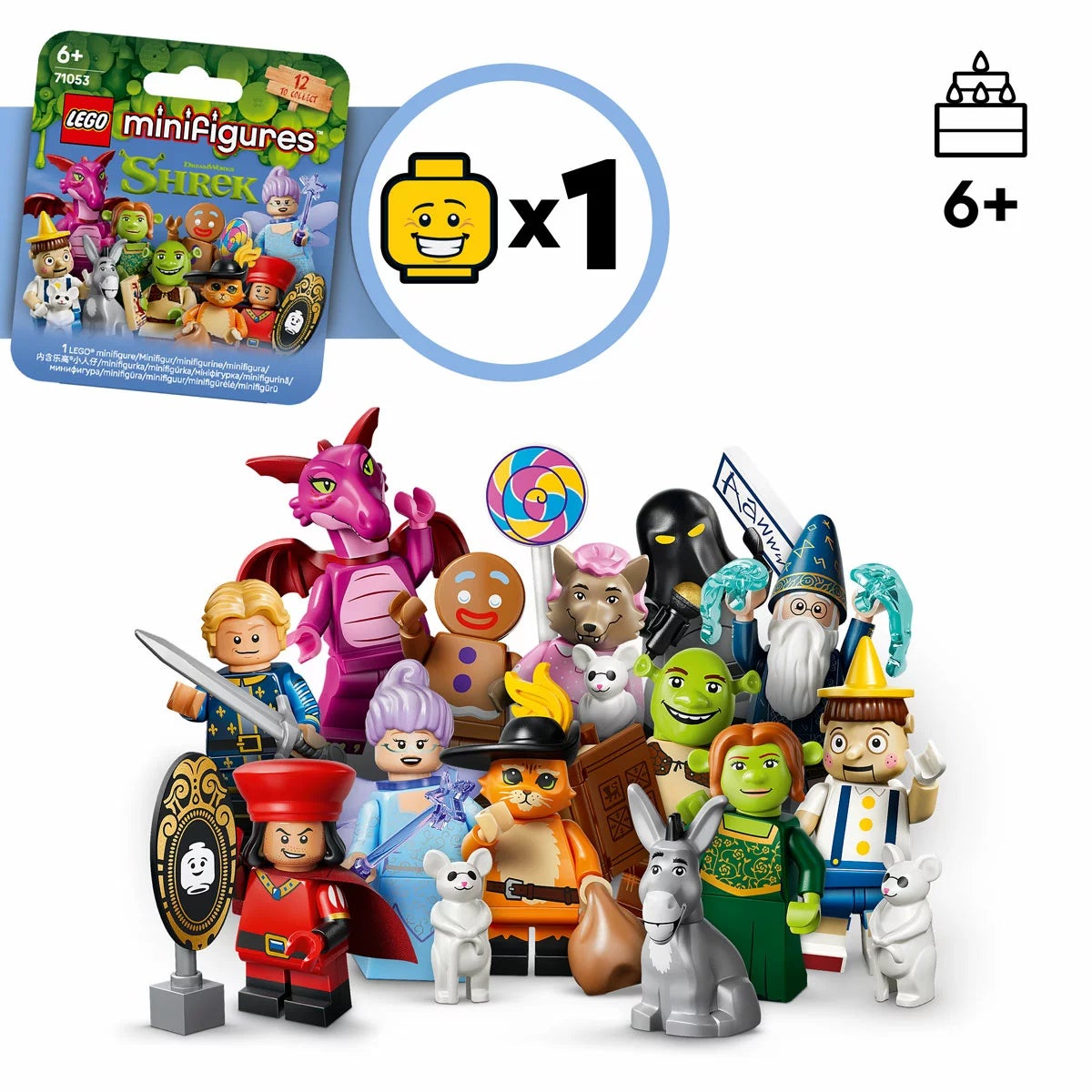 LEGO Minifigures Shrek Series - Model 71053 (6+ Years), view 6