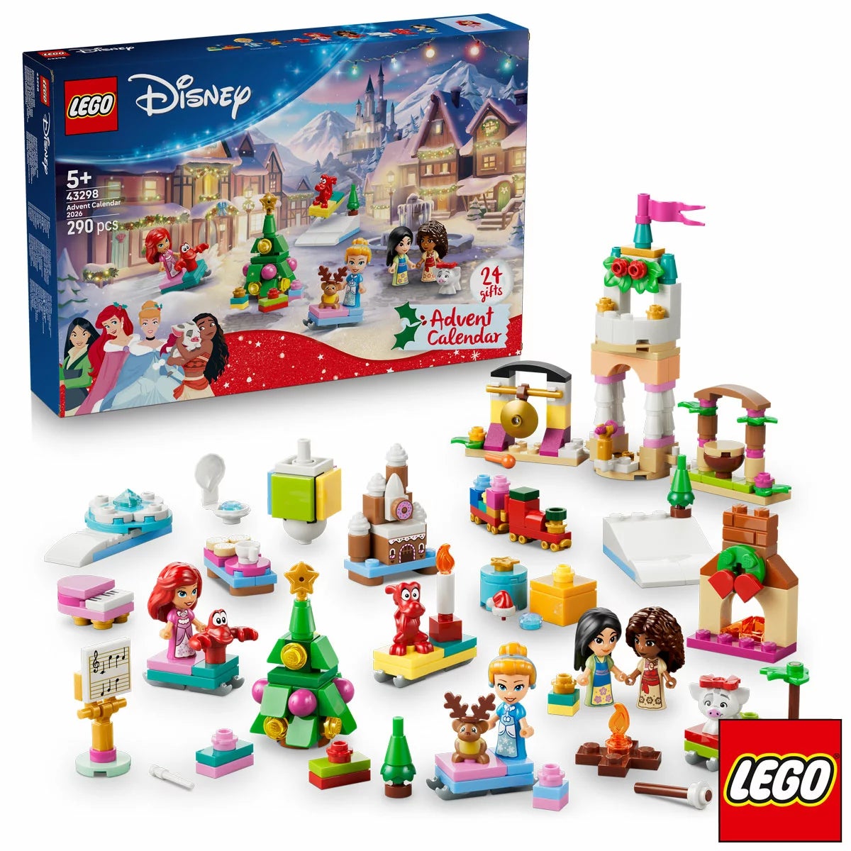 LEGO Disney Princess Advent Calendar - Model 43298 (5+ Years)
