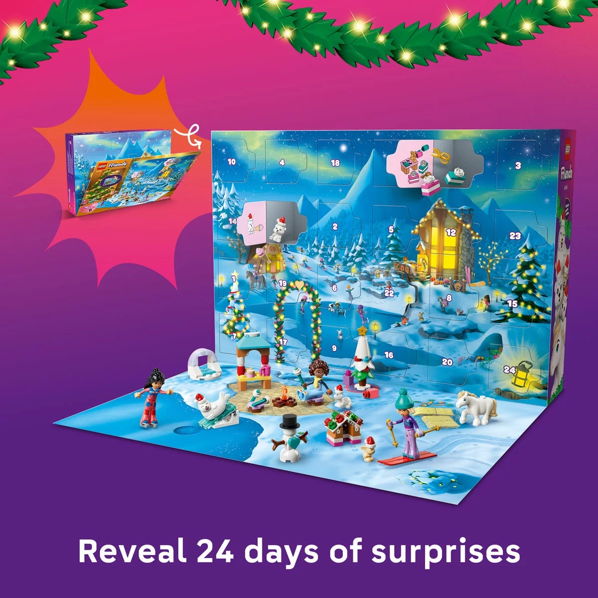 LEGO Friends Advent Calendar - Model 42698 675697, view 3