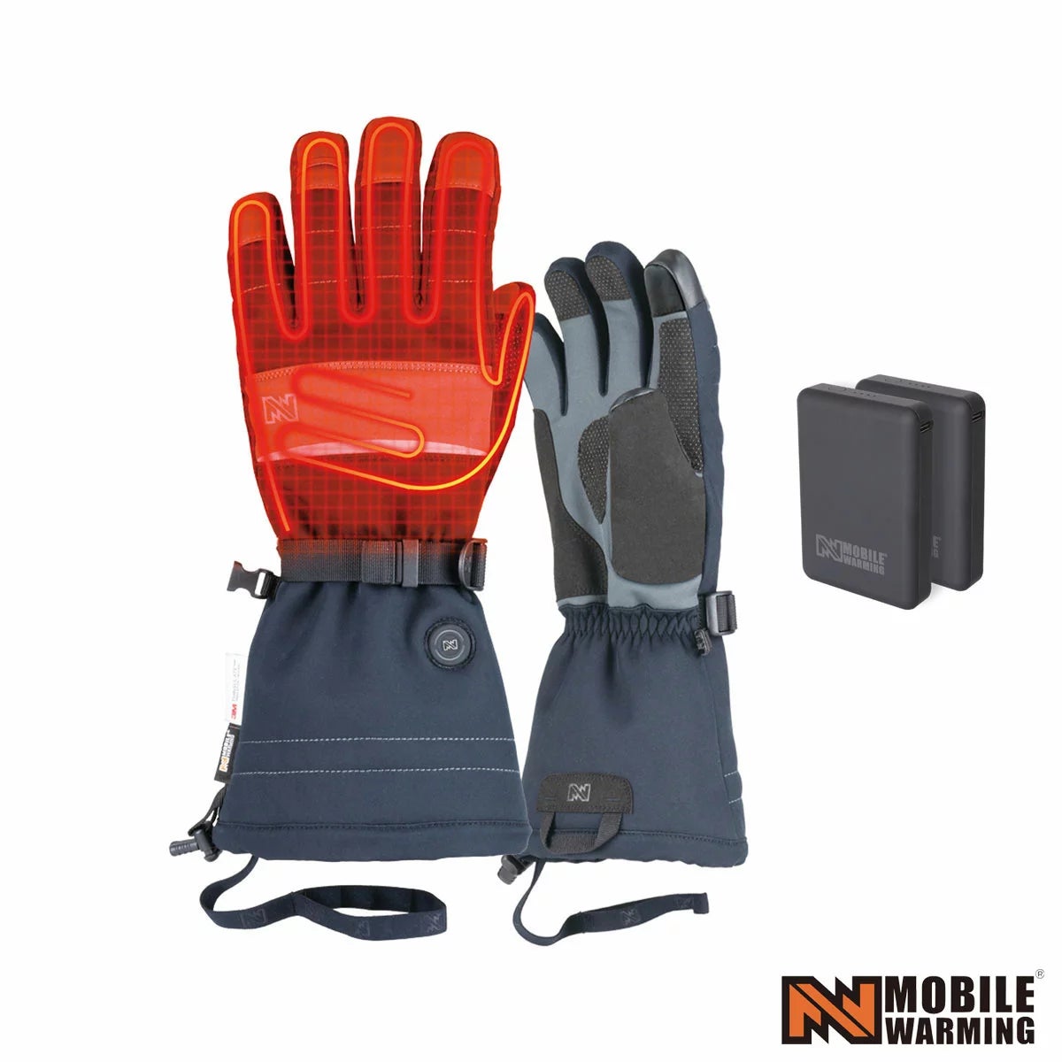 Mobile Warming® Heated Gloves in 5 Sizes