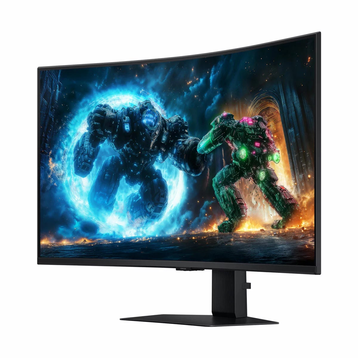 Samsung 37 Inch 4K Ultra HD 165 Hz, VA Curved Gaming Monitor LS37FG756EUXXU, view 2
